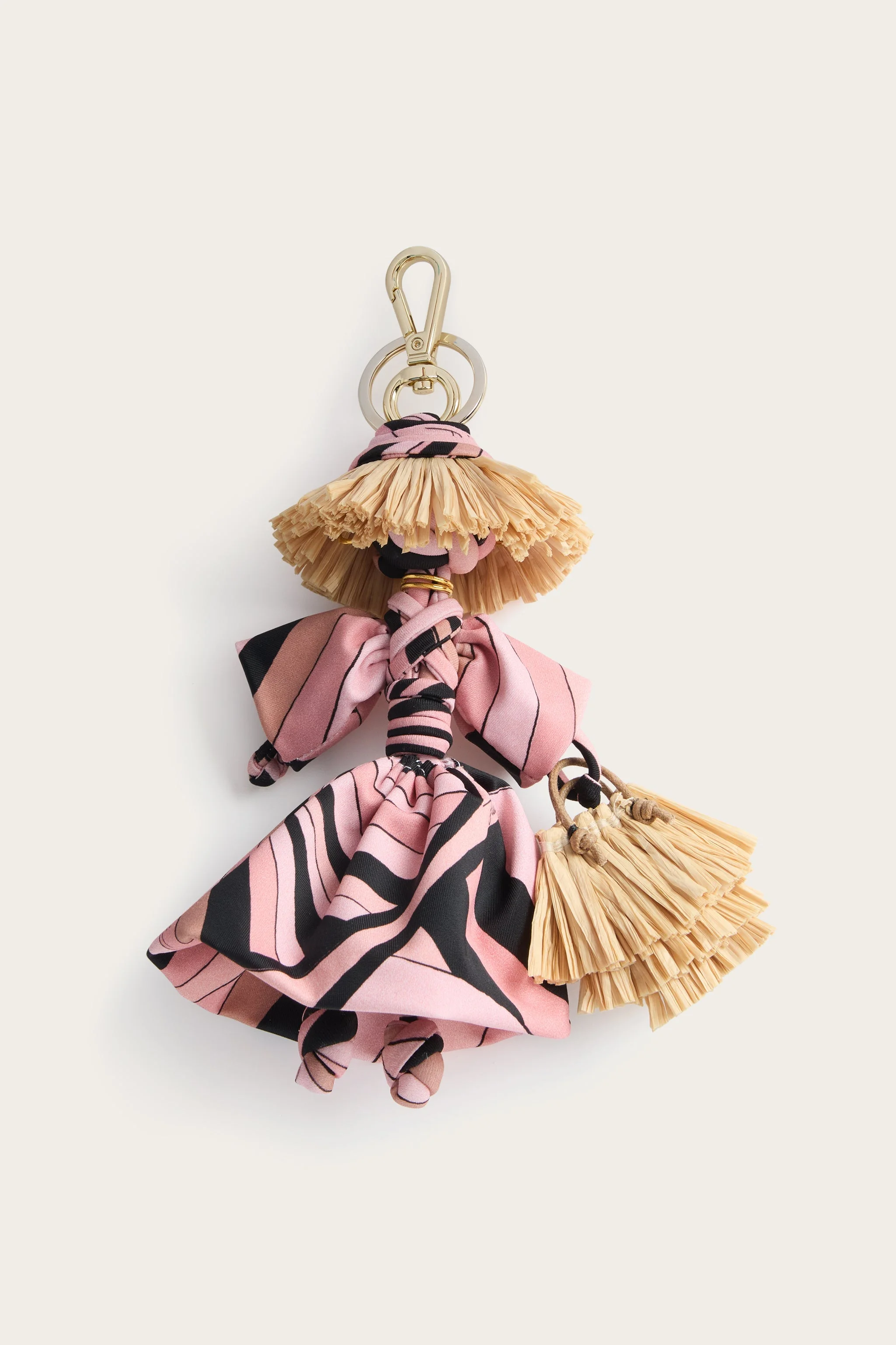 BAG CHARM IN IRIDE PRINT - 1