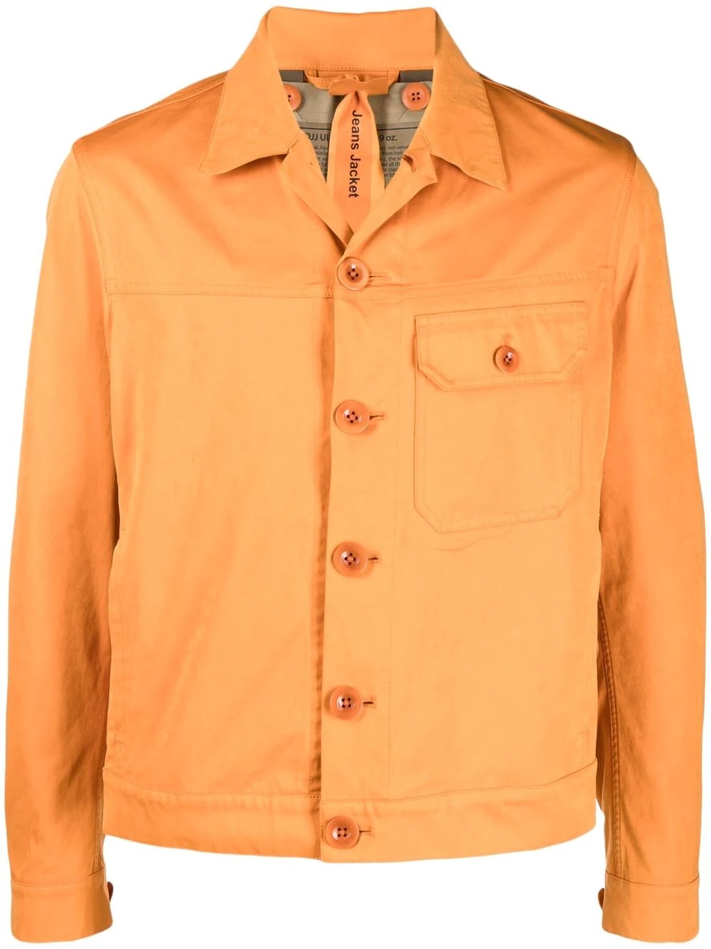 button-down cotton jacket - 1