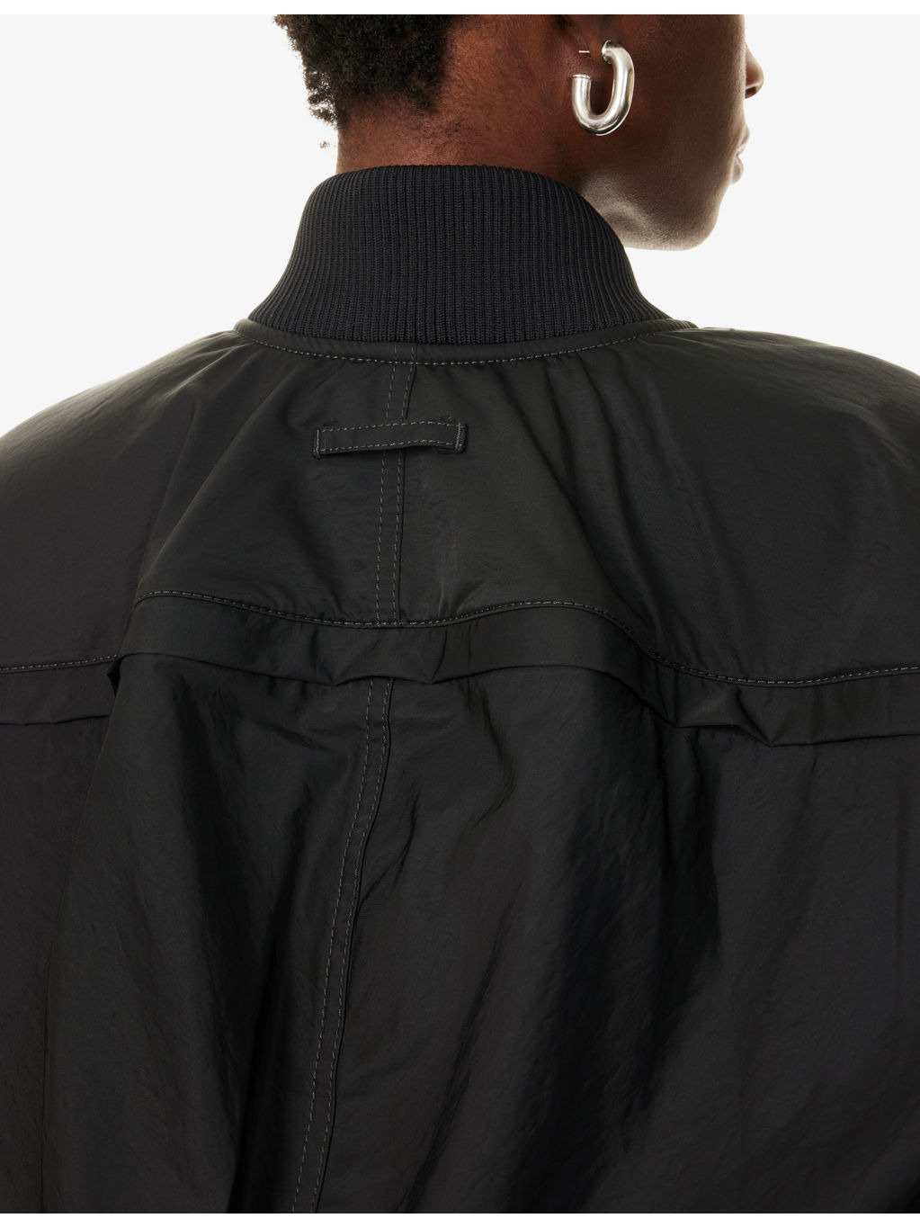Crop Relaxed-Fit Woven Jacket - 8