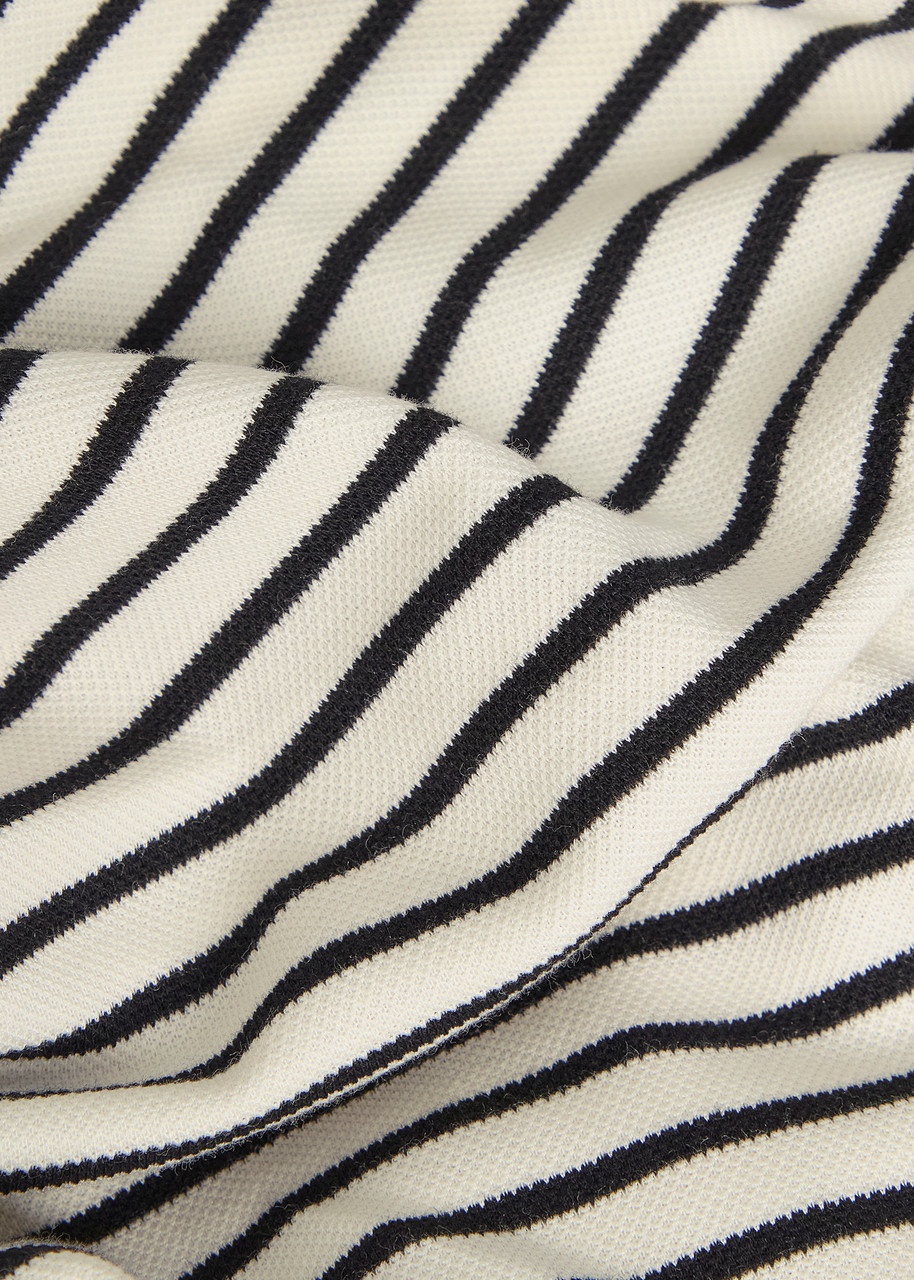 Veronica Beard Lanier Striped Piqué Mini Dress - 5