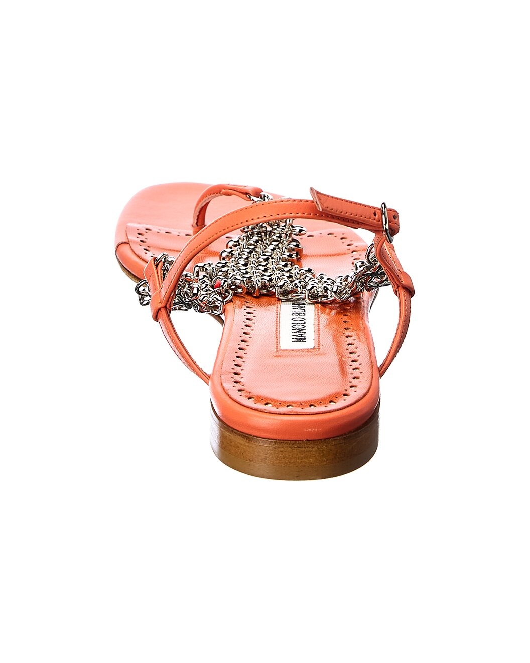 Manolo Blahnik Leather Sandal - 3