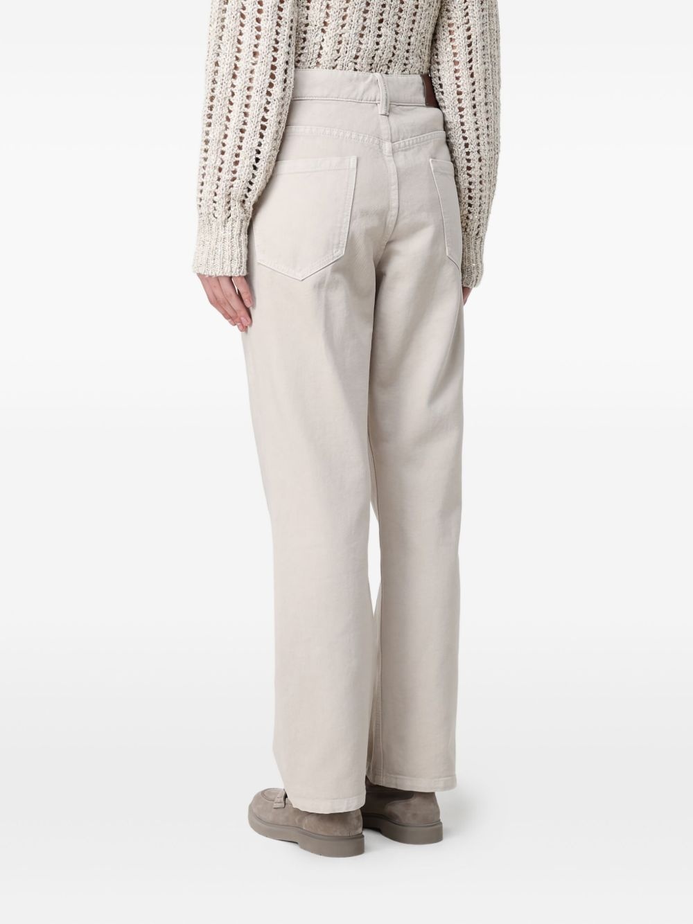 logo-patch trousers - 4