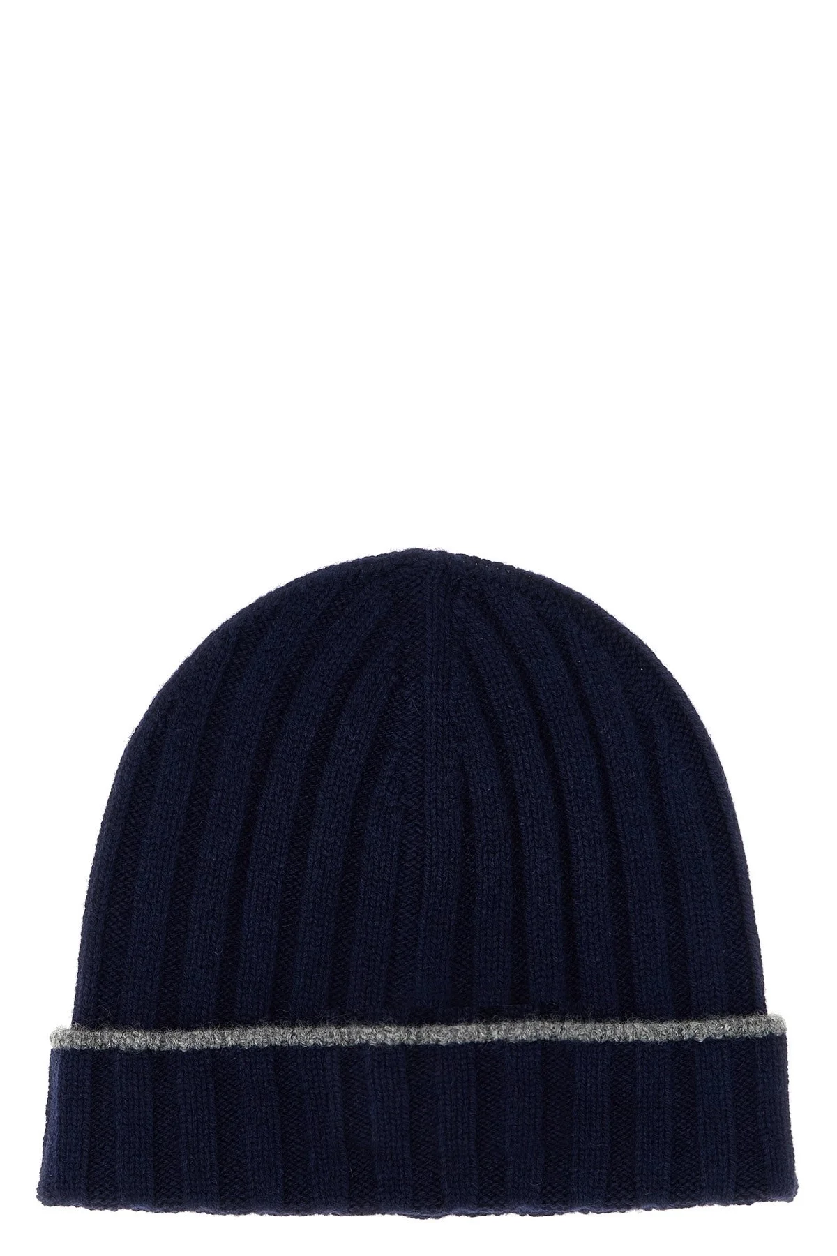 Cashmere turn-up beanie - 1