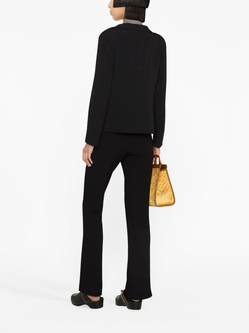 single-breasted patch-pocket blazer - 4