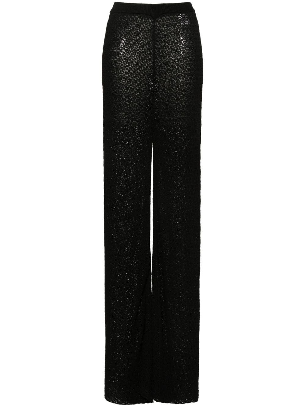 Viron crochet straight trousers - 1