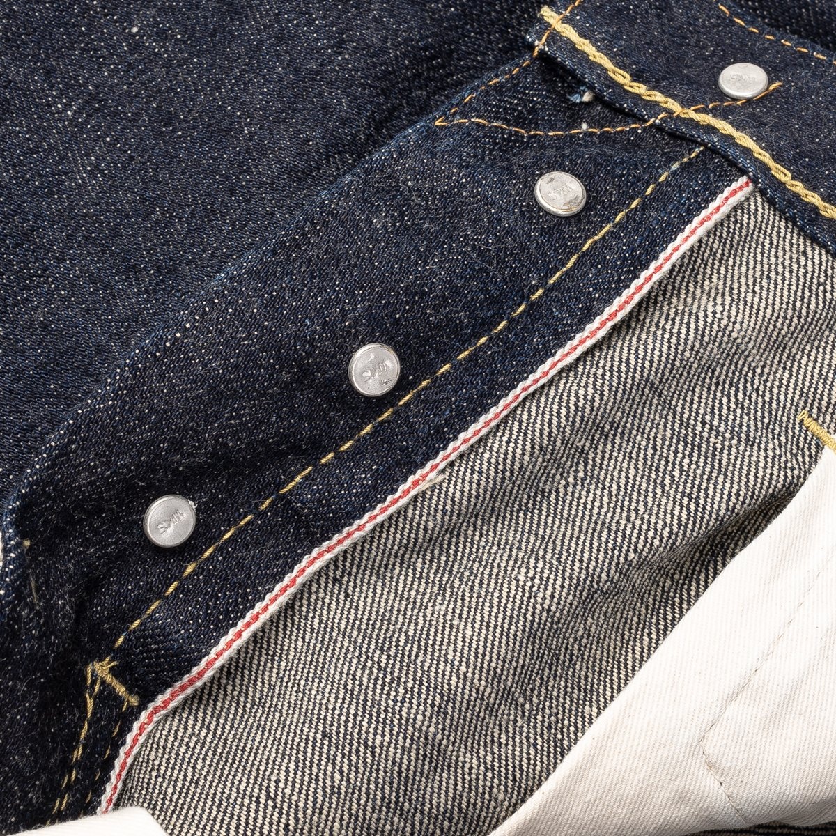 IH-555S-18 18oz Vintage Selvedge Denim Super Slim Cut Jeans - Indigo - 16