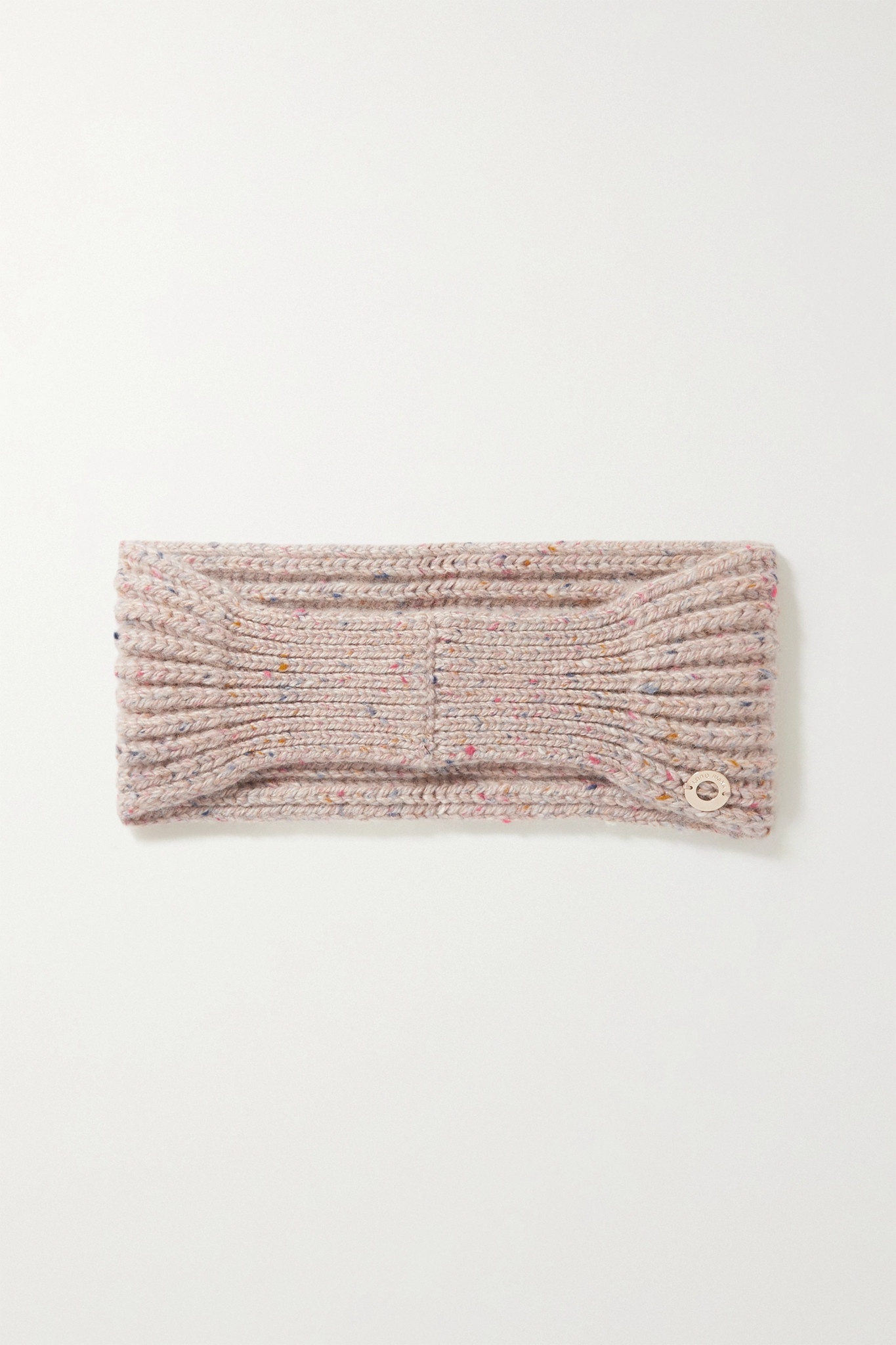 Ribbed mélange cashmere headband - 3