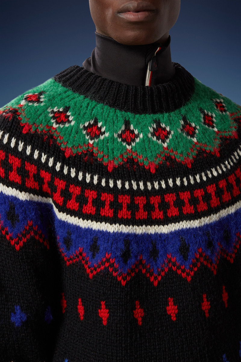 Alpaca & Wool Jacquard Sweater 6