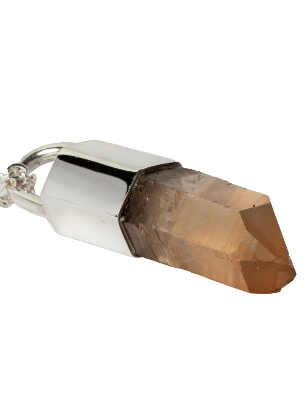 sterling silver Talisman quartz necklace - 2