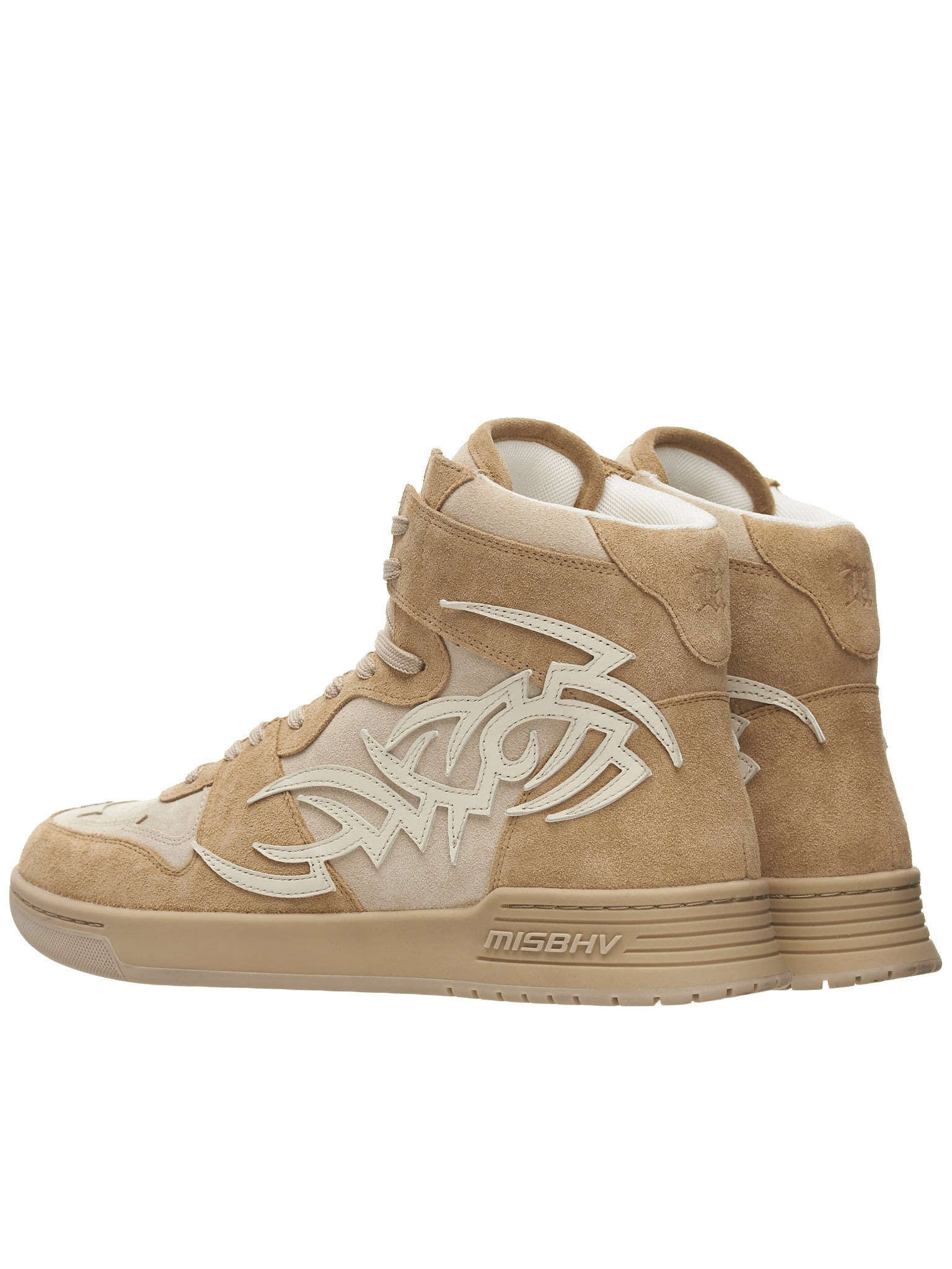 Suede High Top Sneakers - 5