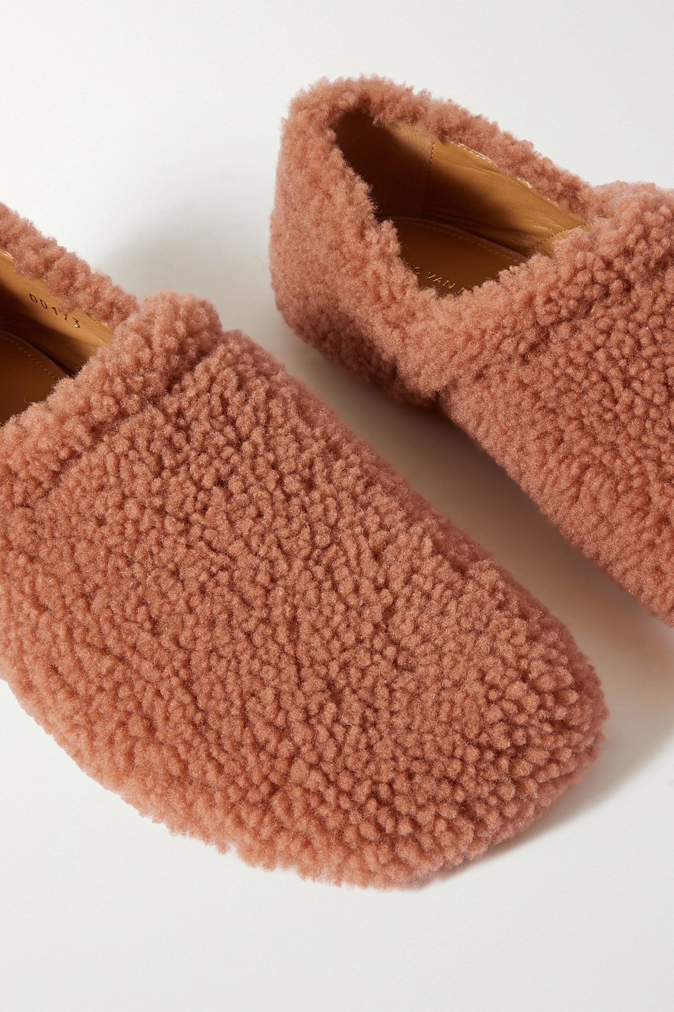 Shearling slippers - 4