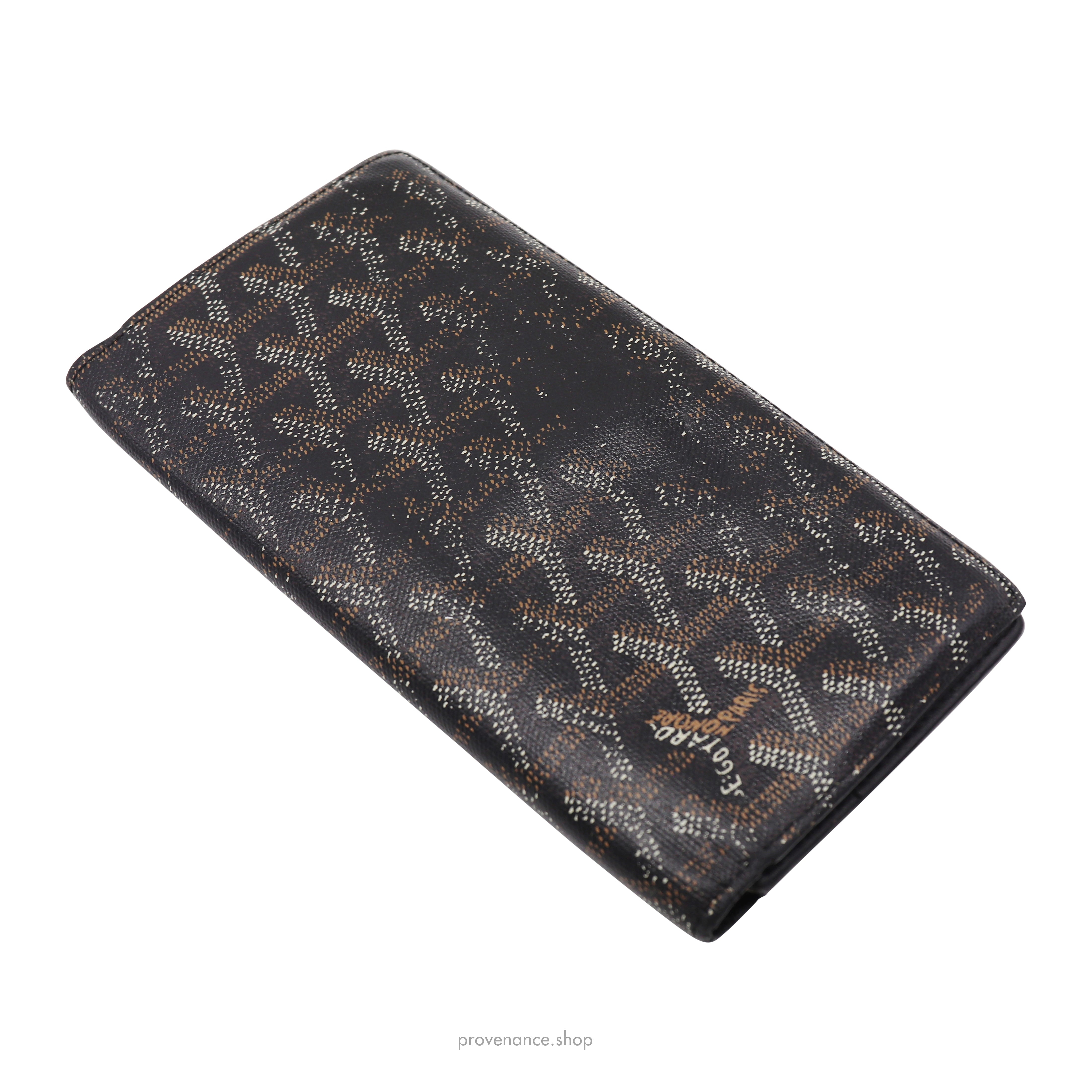 Goyard Richelieu Long Wallet - Black Goyardine - 3