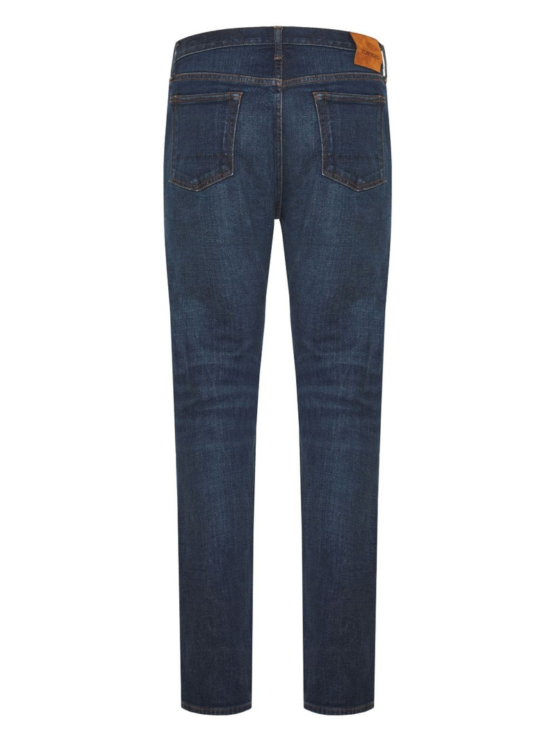 TOM FORD logo-patch jeans outlook