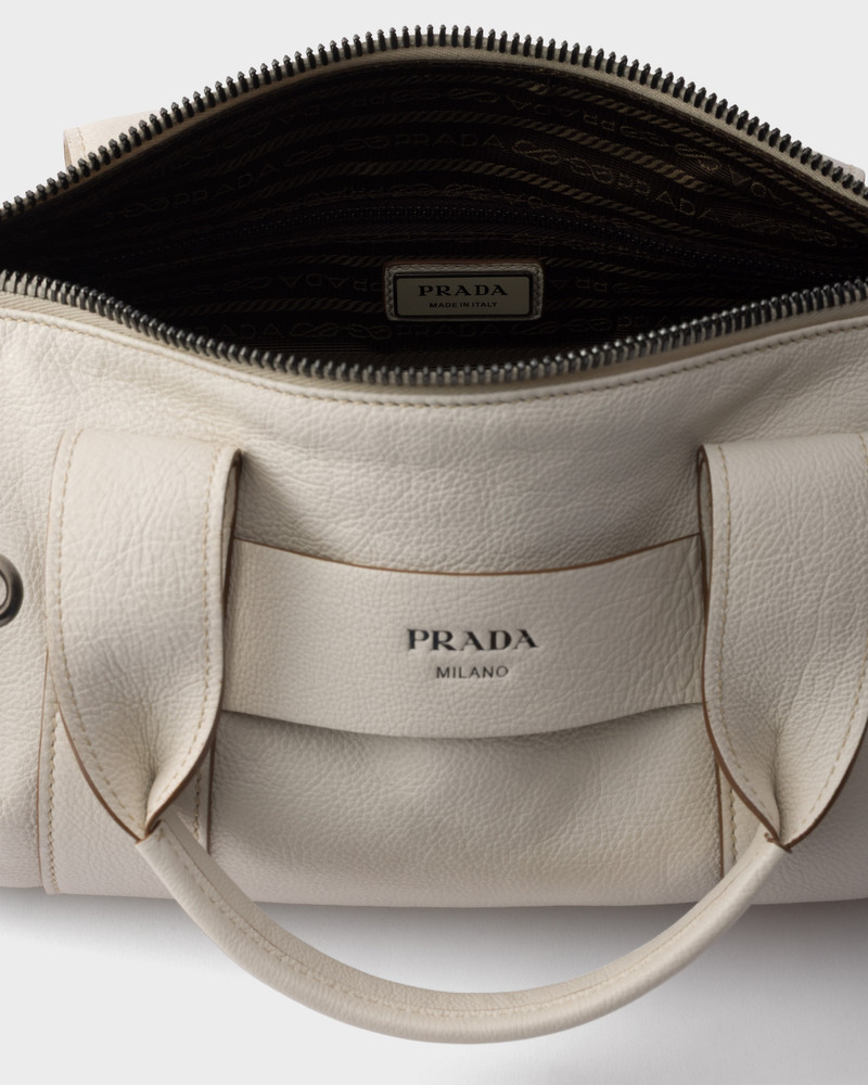 Prada Route large leather top-handle bag 4