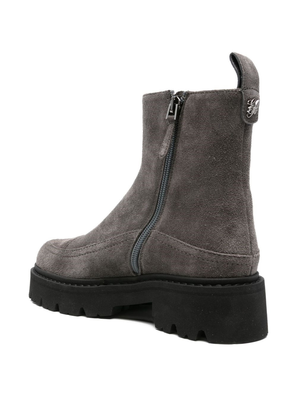 Suede leather boots - 4