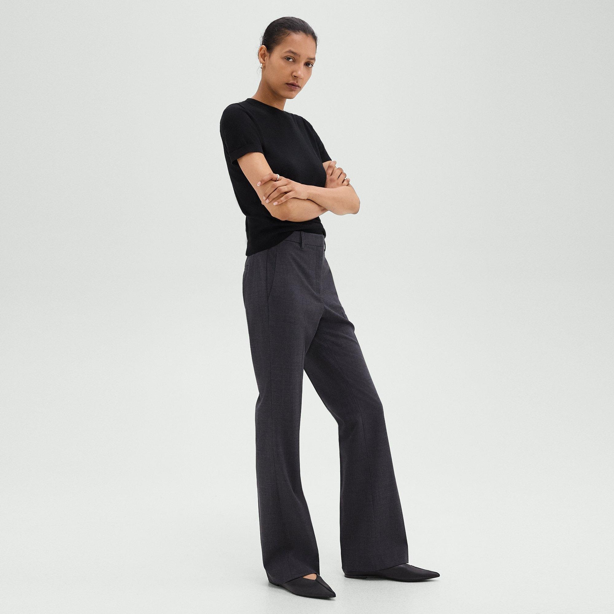 Flared Pant in Good Wool - 3
