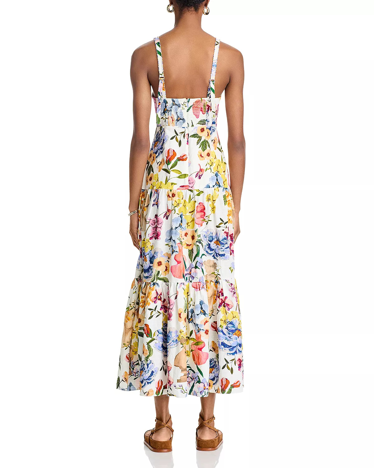 Greek Garden Sleeveless Maxi Dress - 4