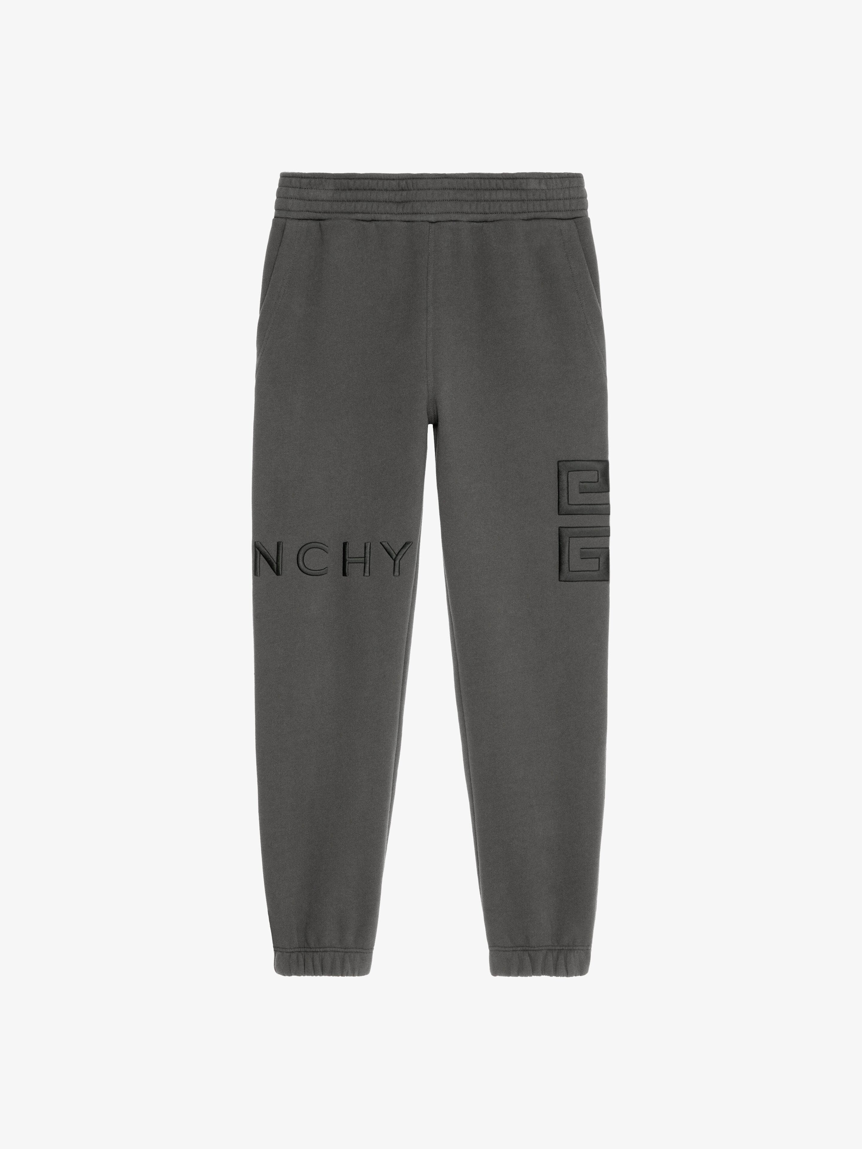 GIVENCHY 4G SLIM FIT JOGGER PANTS IN FLEECE - 1