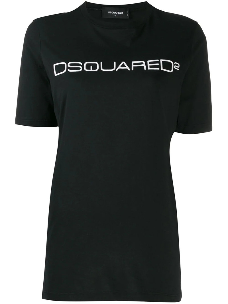 DSQUARED2 logo print T-shirt outlook