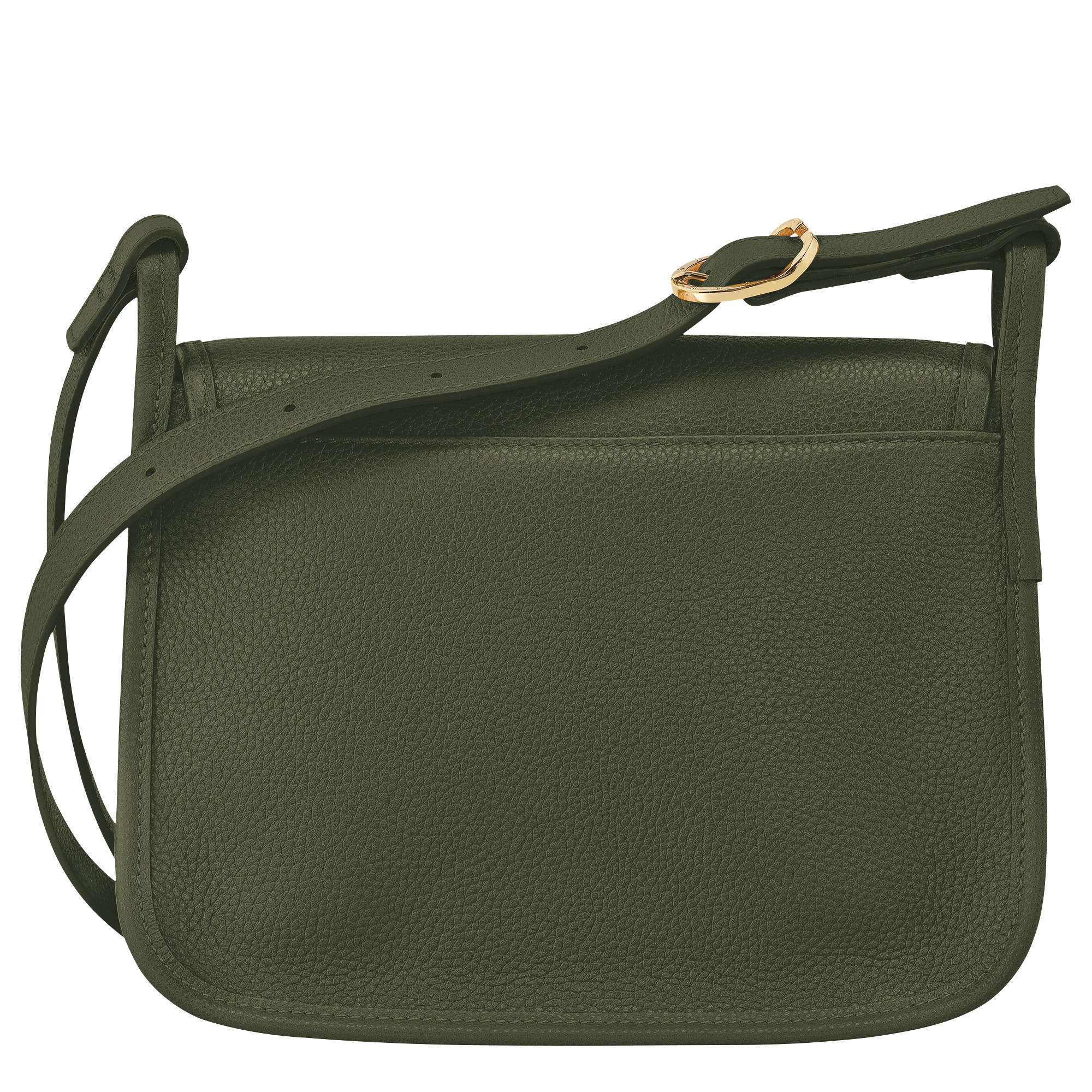 Le Foulonné S Crossbody bag Khaki - Leather - 4
