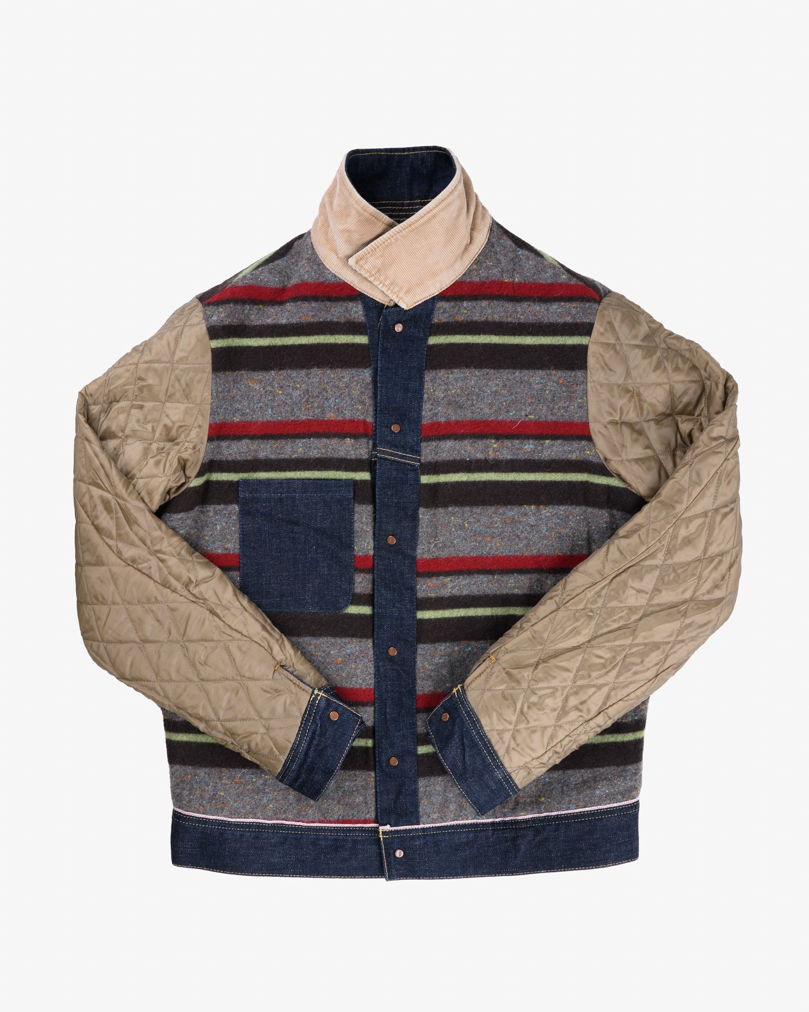 IH-101J-SR 18oz Selvedge Denim Storm Rider Jacket - Indigo - 22