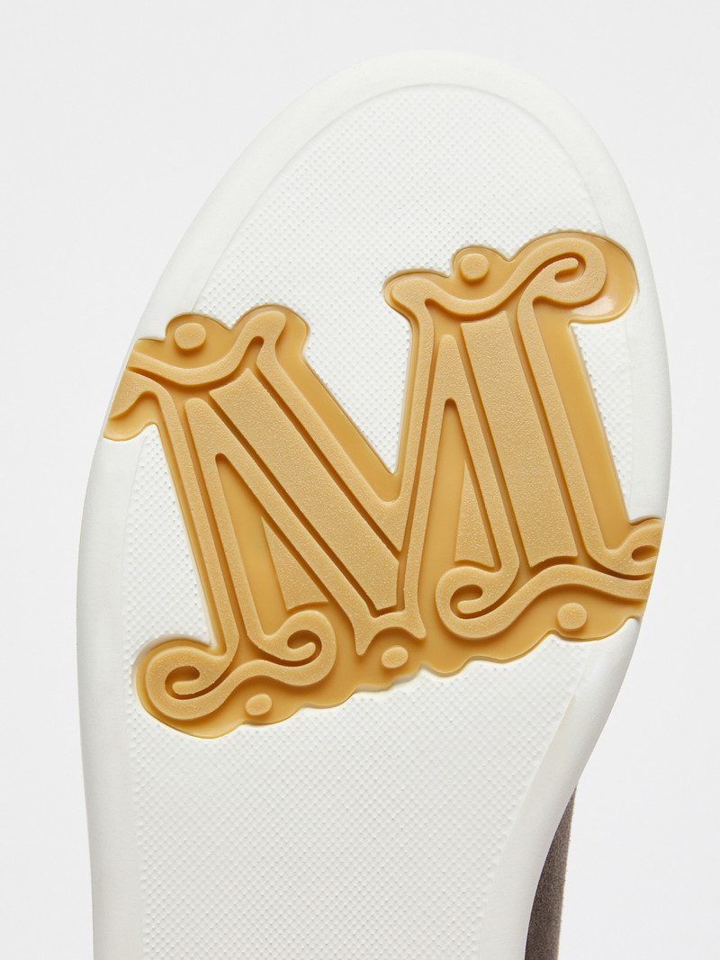 TMAXI2 Sneakers in suede and wool and alpaca Teddy fabric 5