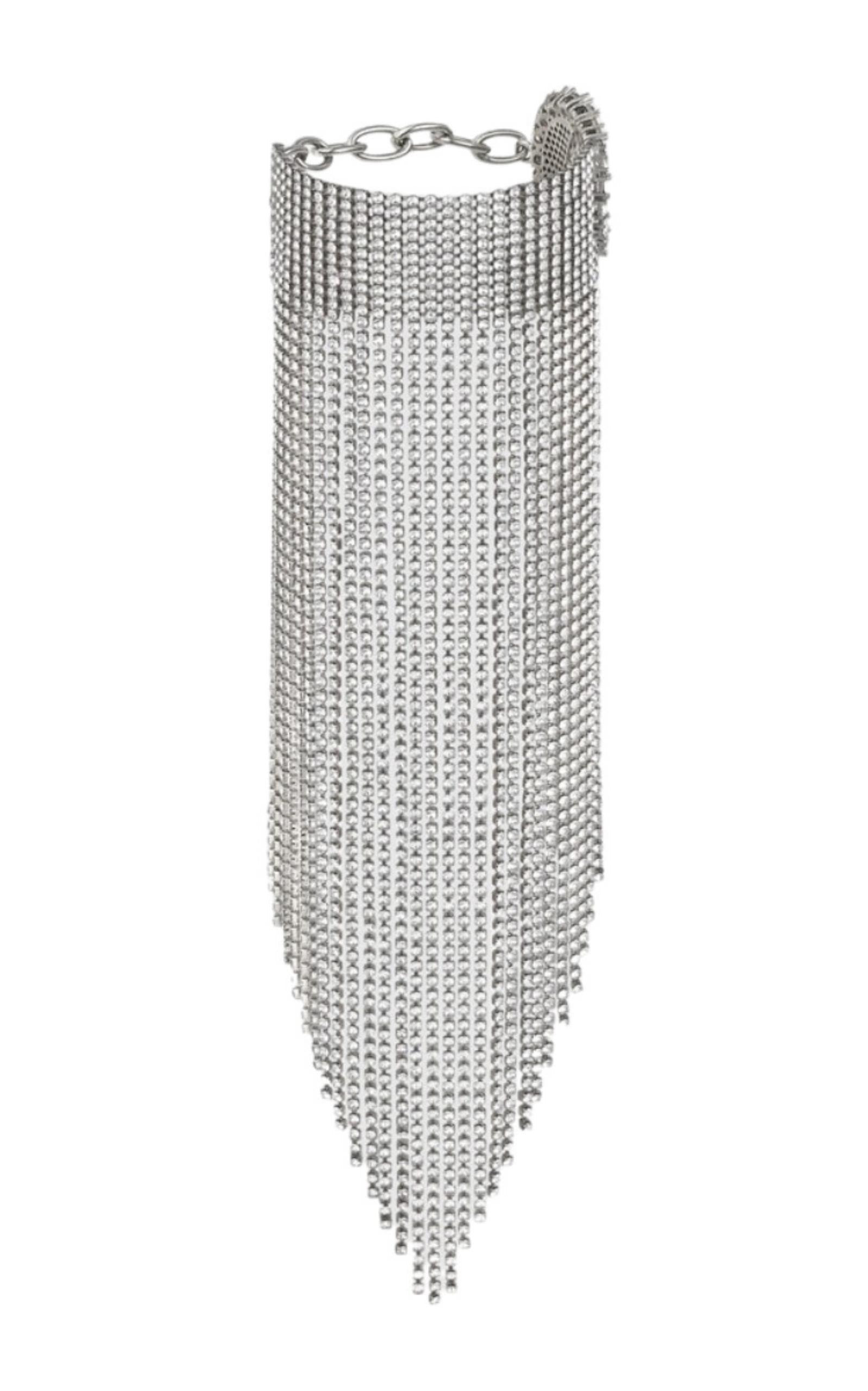 Crystal-embellished Fringe Bracelet - 4