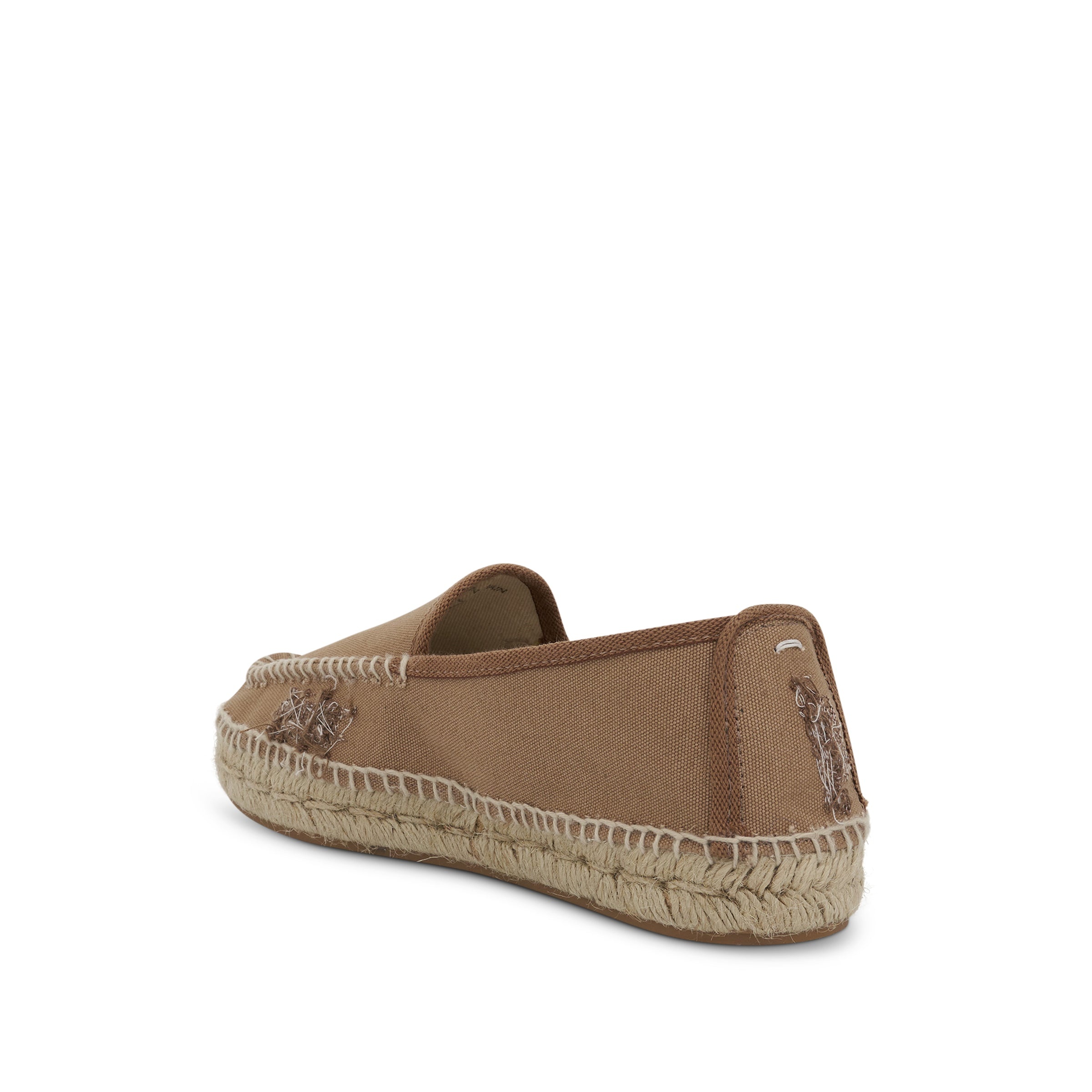 Embroidered Espadrilles in Chamois - 4
