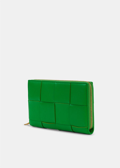 Bottega Veneta Parakeet Cassette Zip Long Wallet outlook