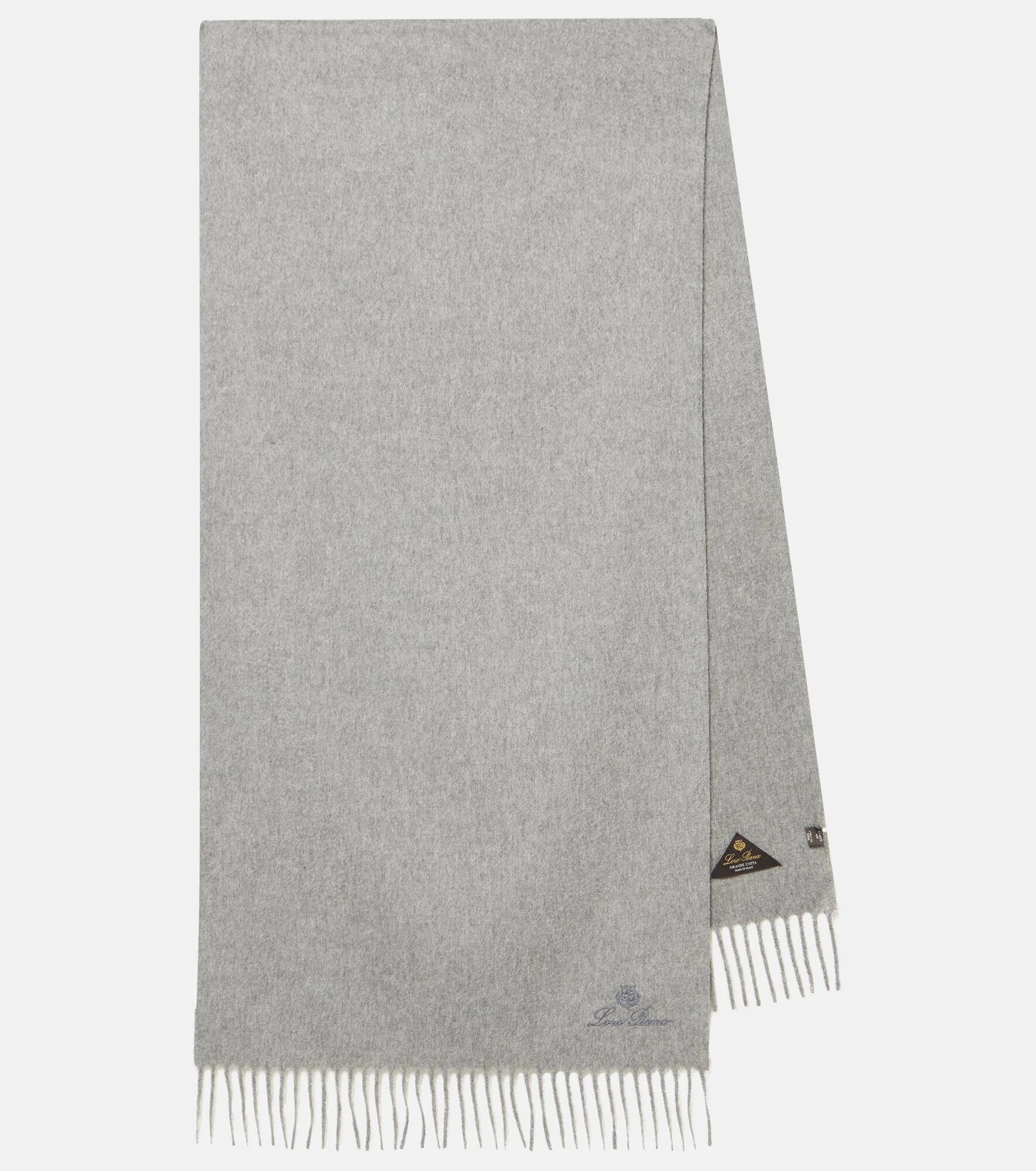 Grande Unita fringed cashmere scarf - 1