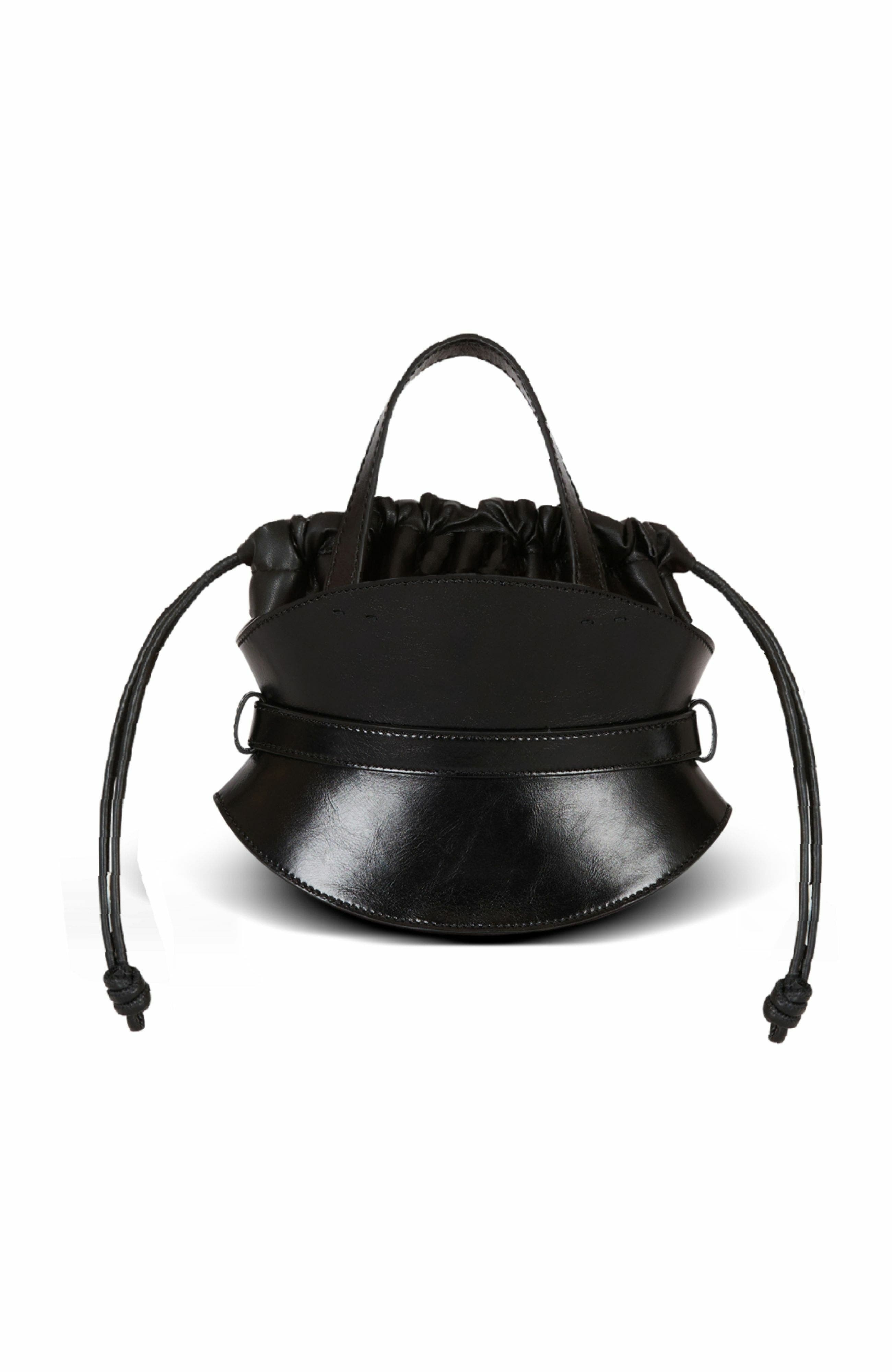 Balmain Shuffle Mini bag in leather in Black at Nordstrom - 2