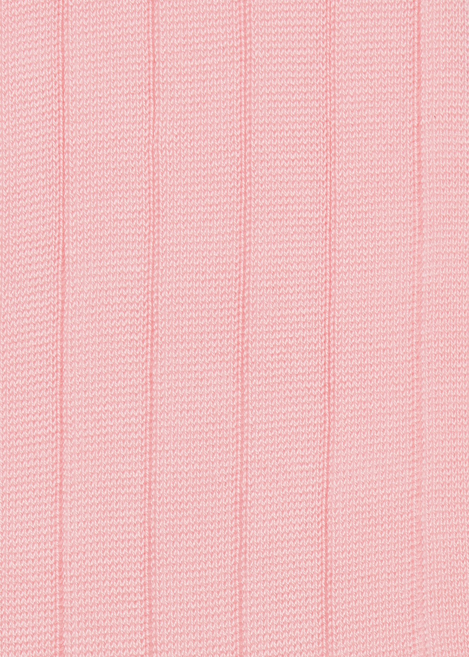 Pink Ribbed Cotton Socks - 3