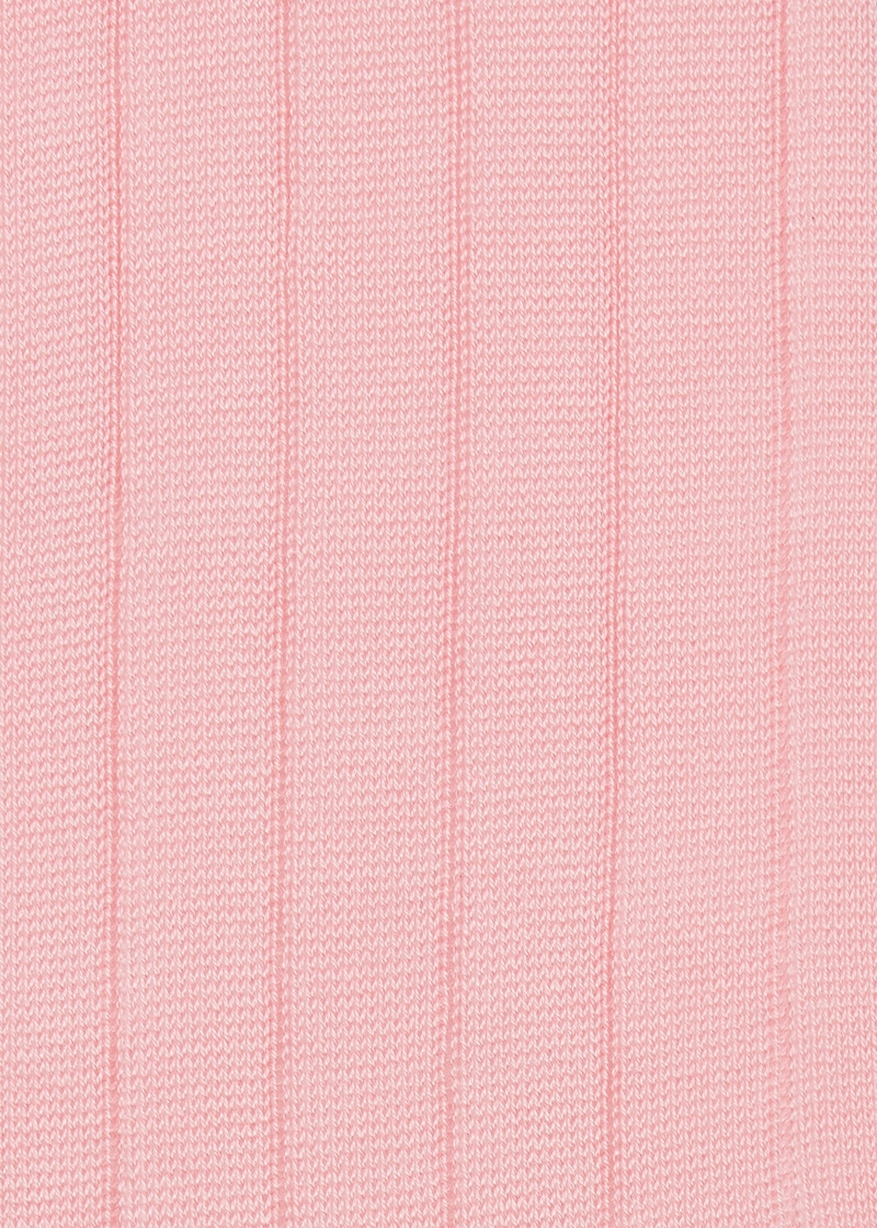 Pink Ribbed Cotton Socks 3