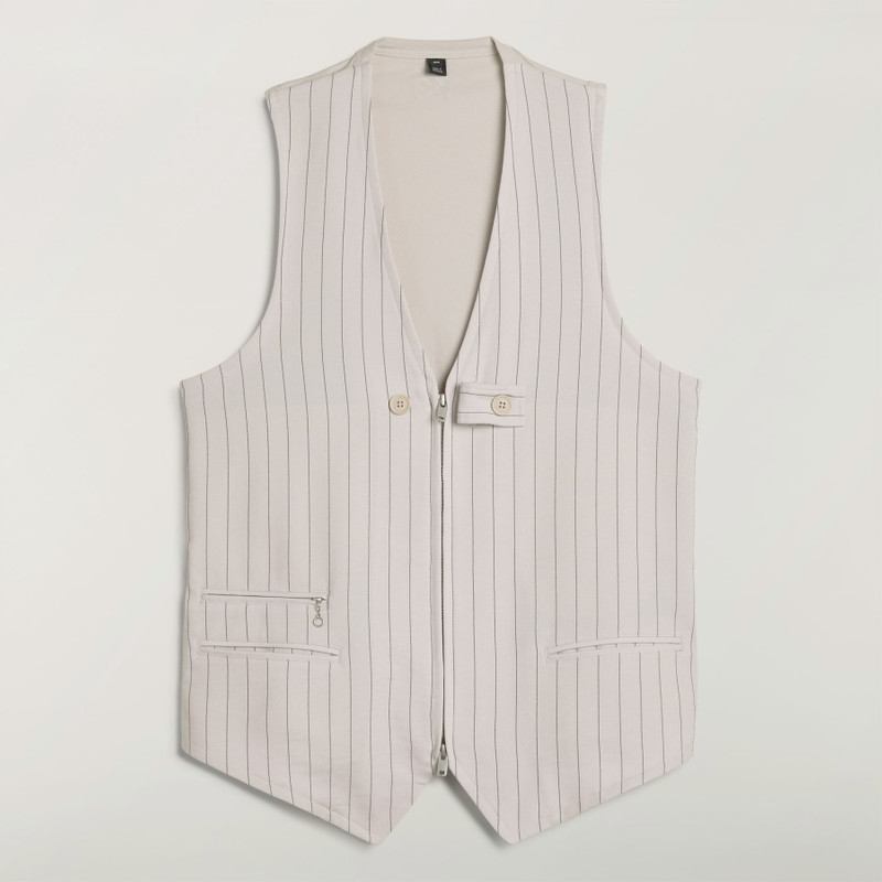 Y-3 SPORT UNIFORM PINSTRIPE TAILORED VEST 1