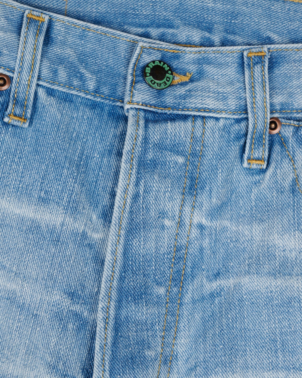 Type 00 14.1oz Selvedge Denim Pant - Light Washed Indigo - 6
