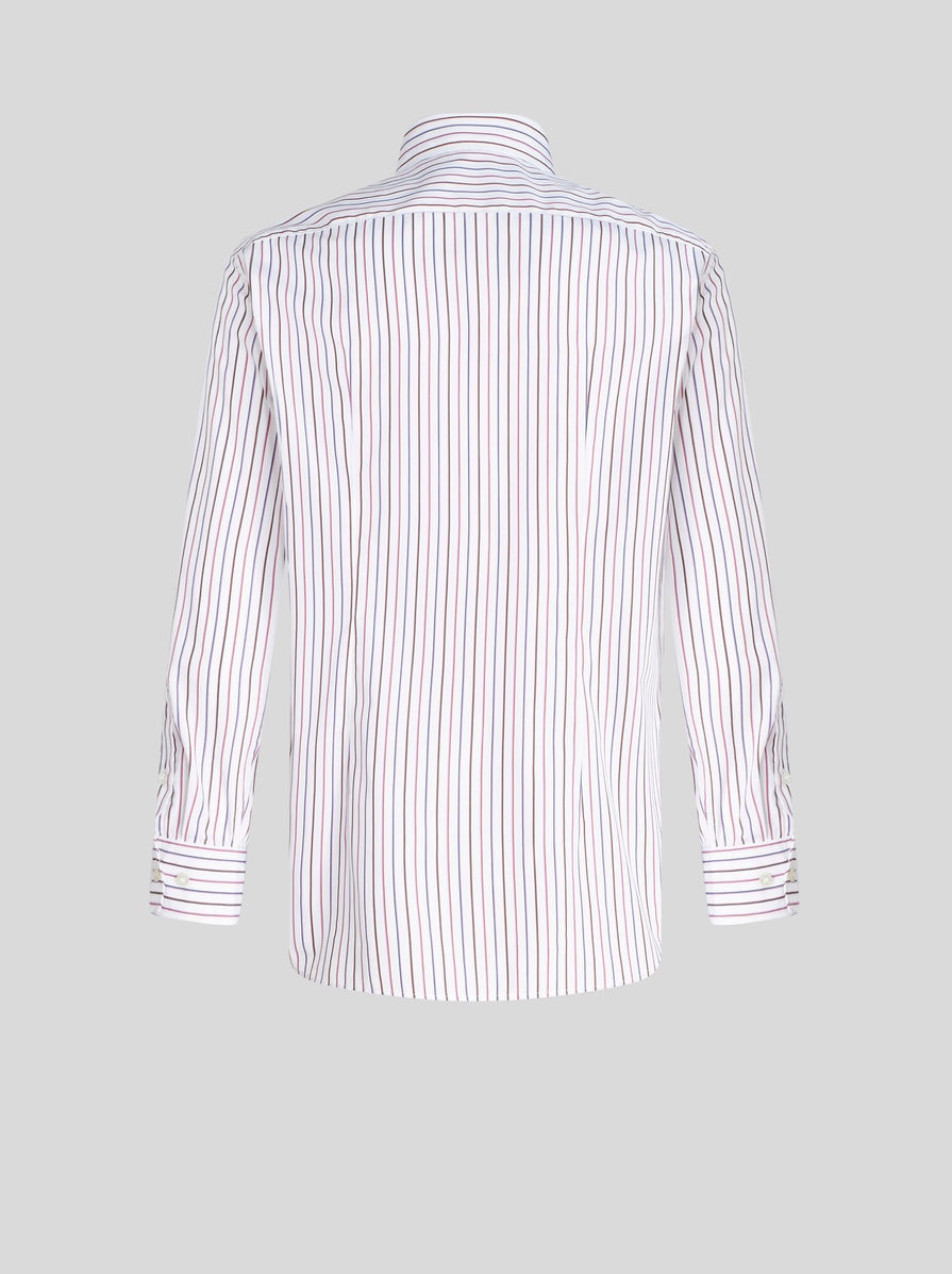 MULTICOLOURED STRIPED SHIRT WITH LOGO - 5