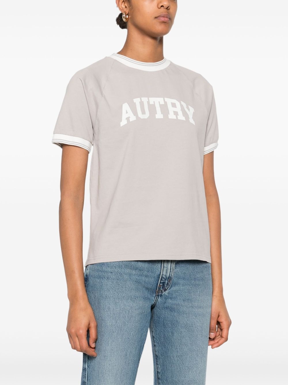 logo-print T-shirt - 3