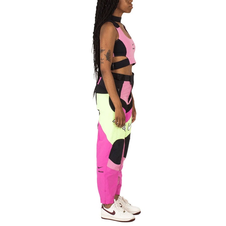 (WMNS) Nike x AMBUSH Motorcycle Pants 'Active Fuchsia' CW8001-623 - 5