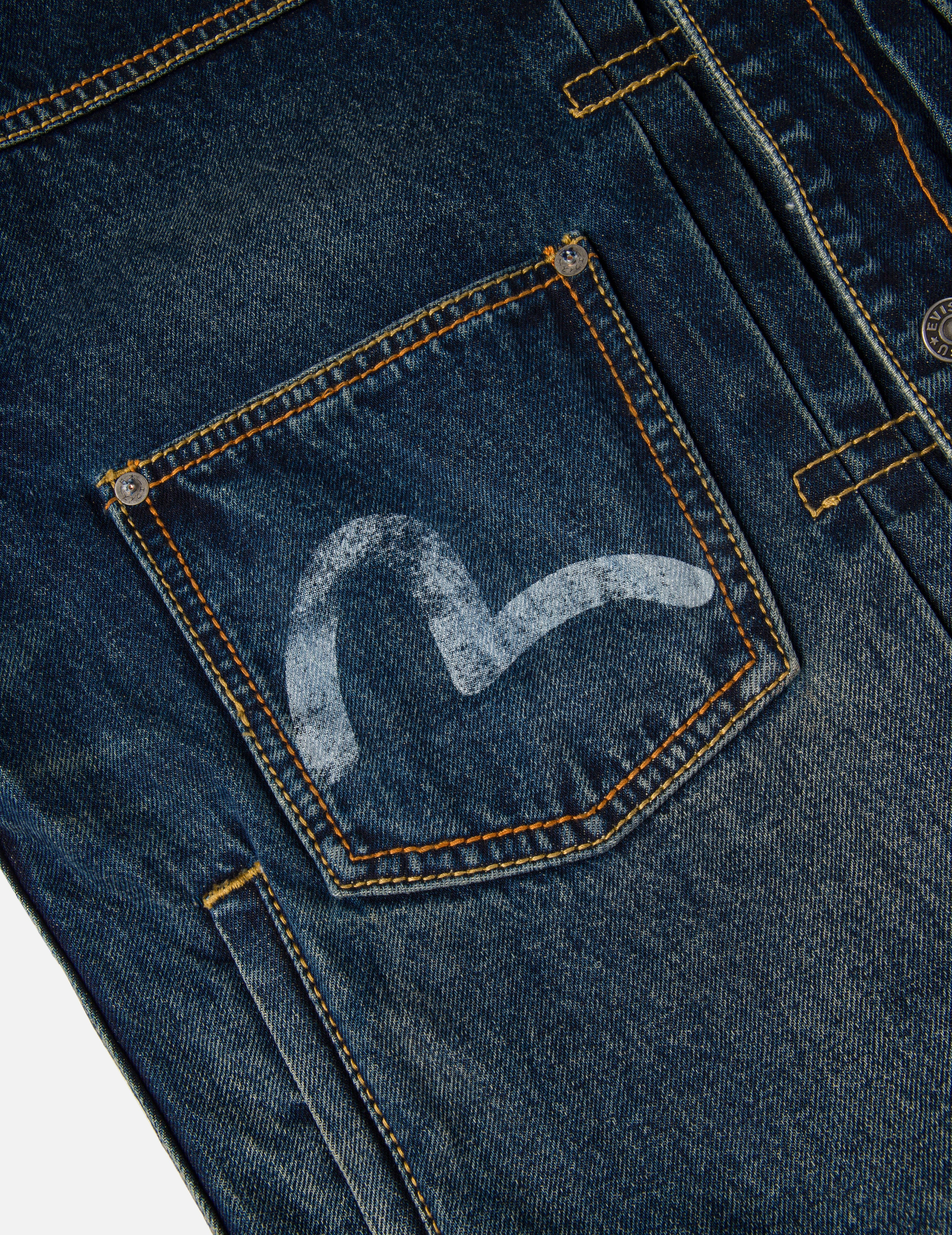 EVISU X GDC Washed Relax Fit Denim Jacket - 8