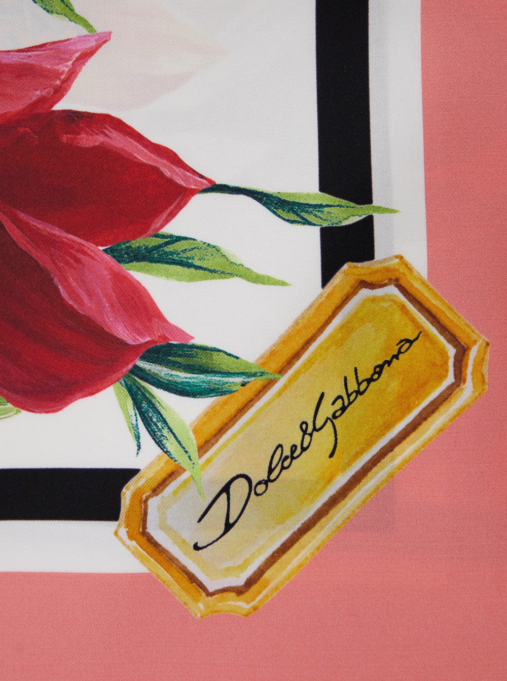 Dolce & Gabbana Women Multicolor Square Scarf With All-Over Floral Print In Silk Woman - 3