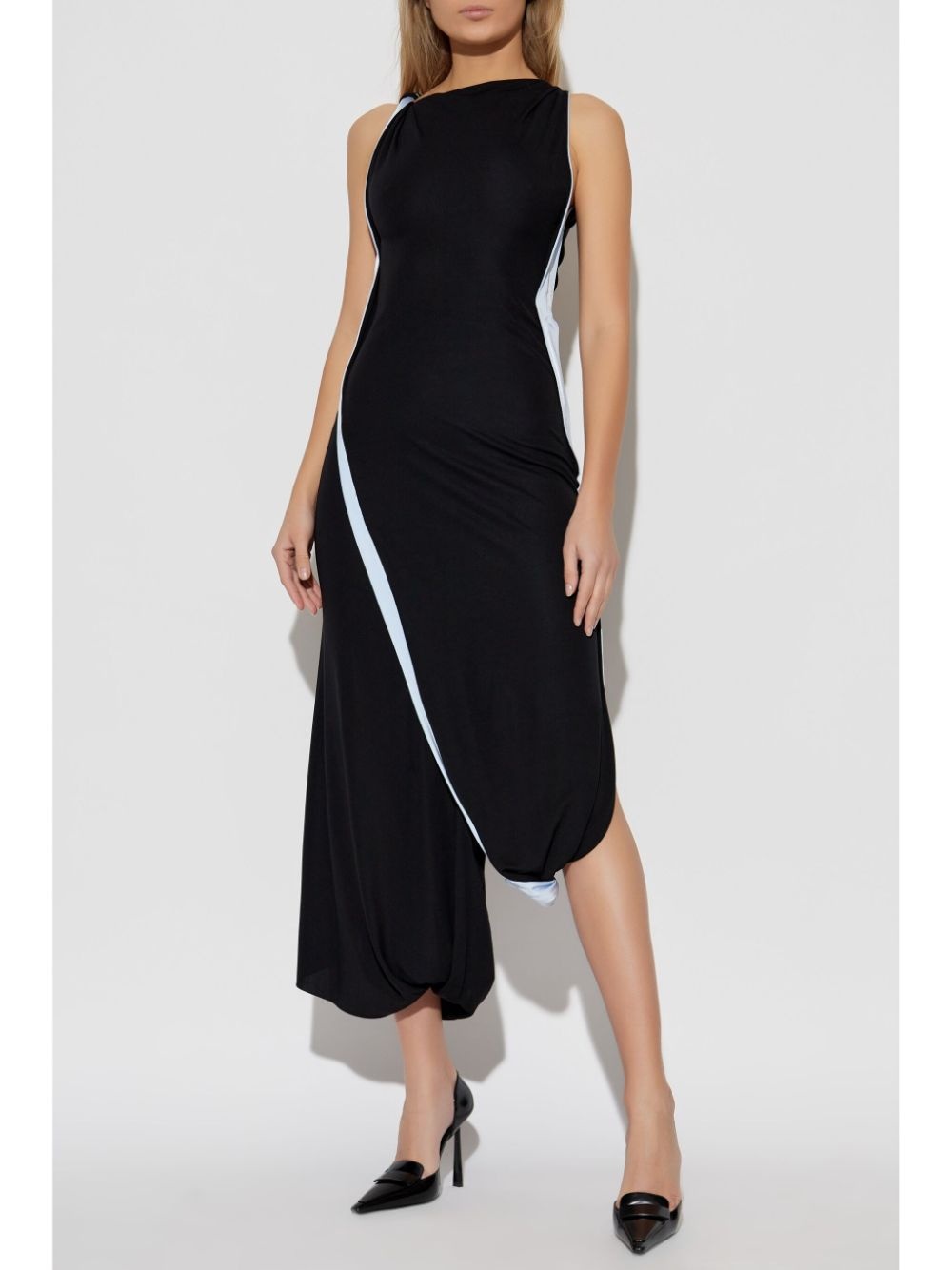 asymmetric maxi dress - 3