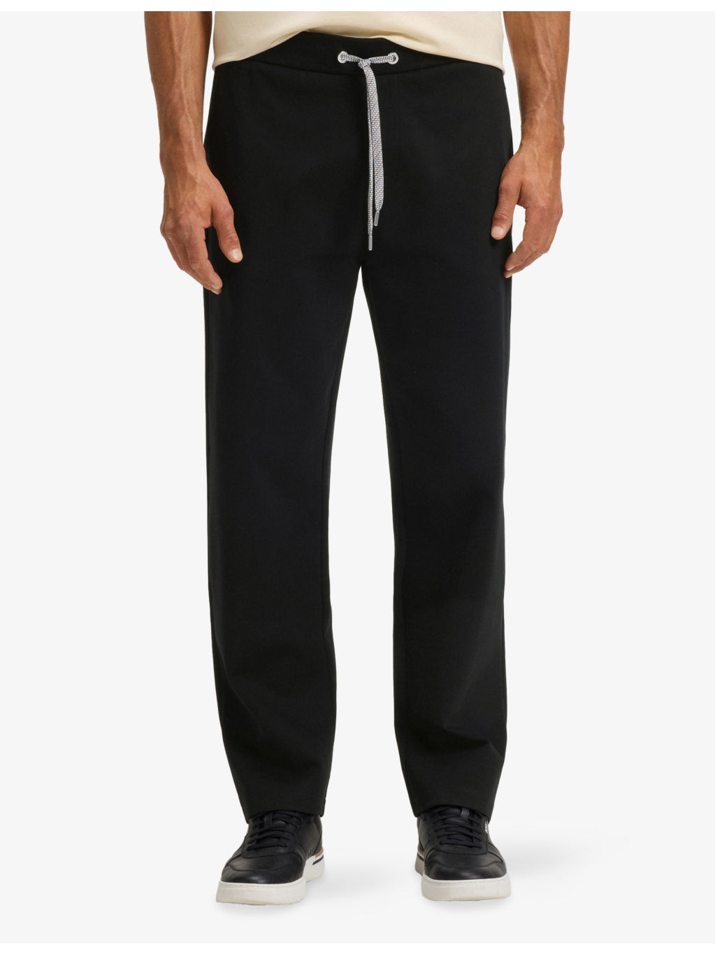 Straight-Leg Cotton-Blend Jogging Bottoms - 3