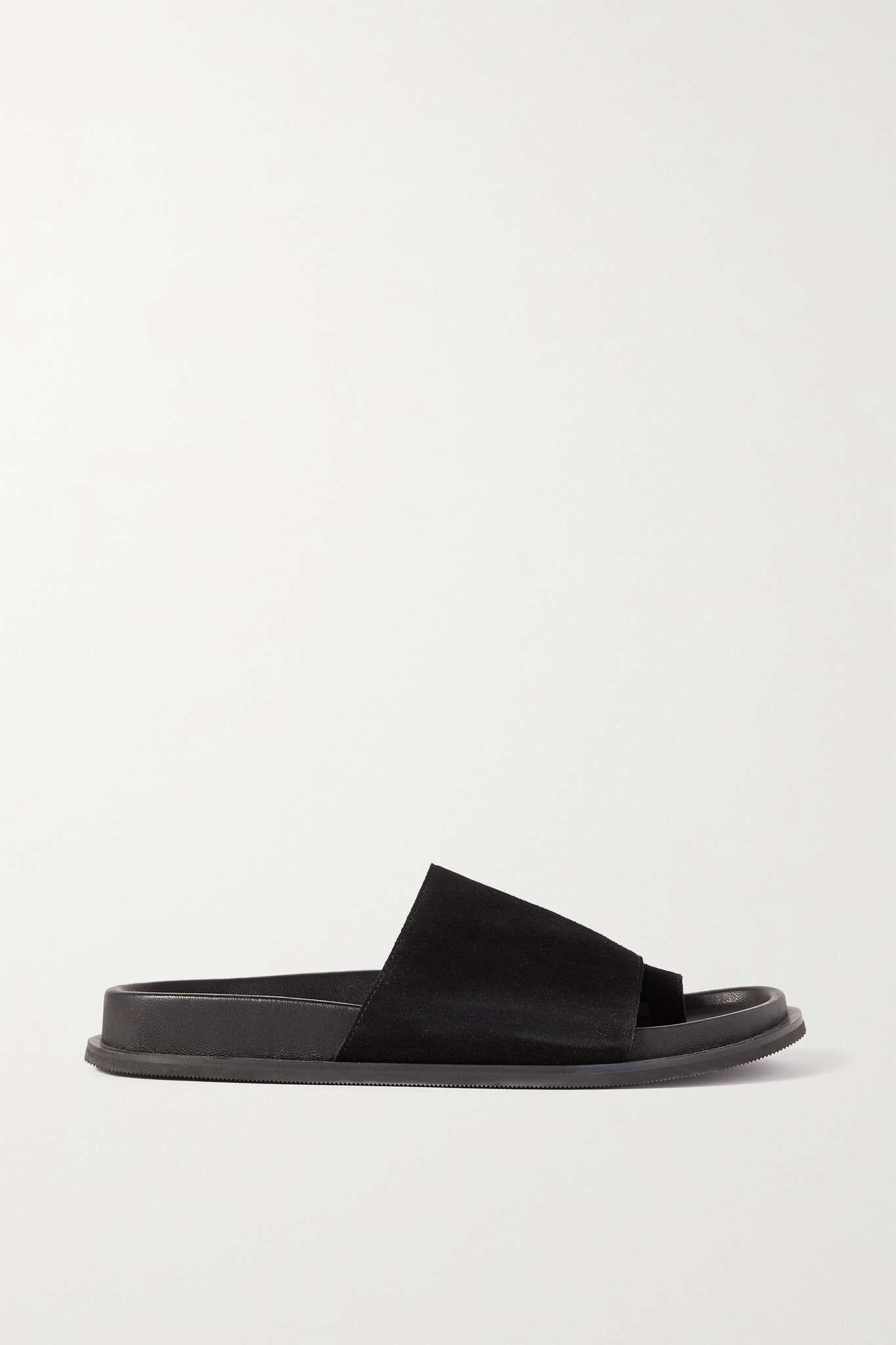 + NET SUSTAIN Loe suede and leather slides - 1