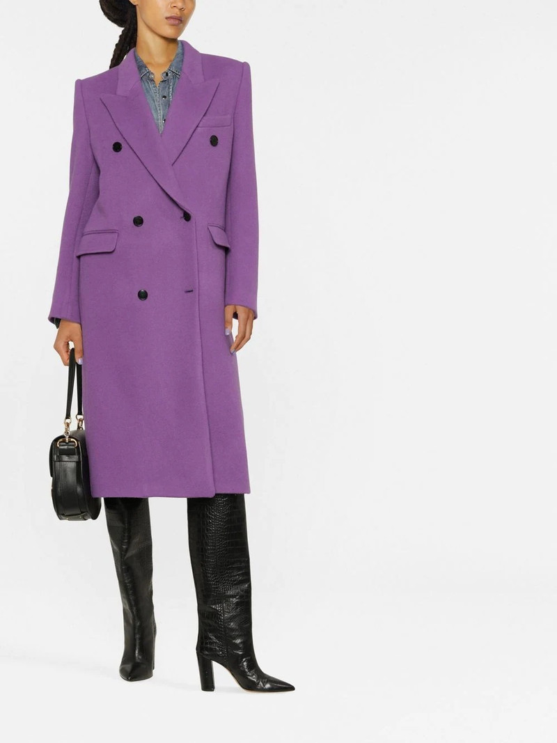 Isabel Marant peak-lapels double-breasted coat outlook