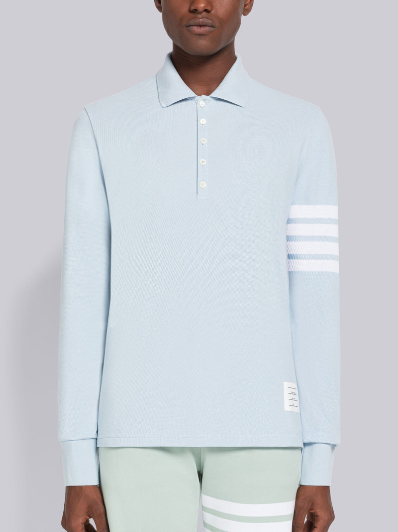 Classic Pique Hector Bunny 4-Bar Long Sleeve Polo 1