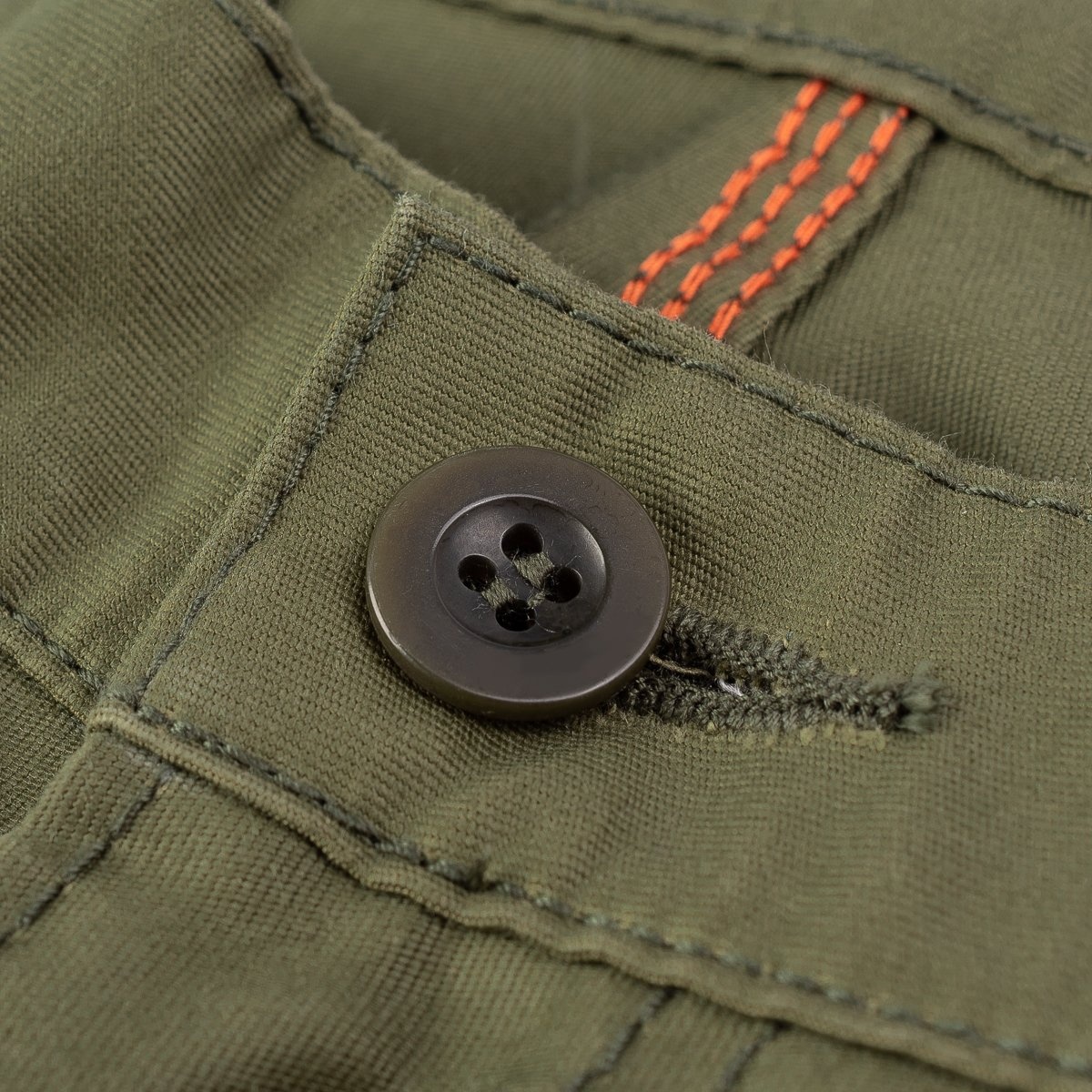 7.4oz Cotton Whipcord Camp Shorts - Olive - 5