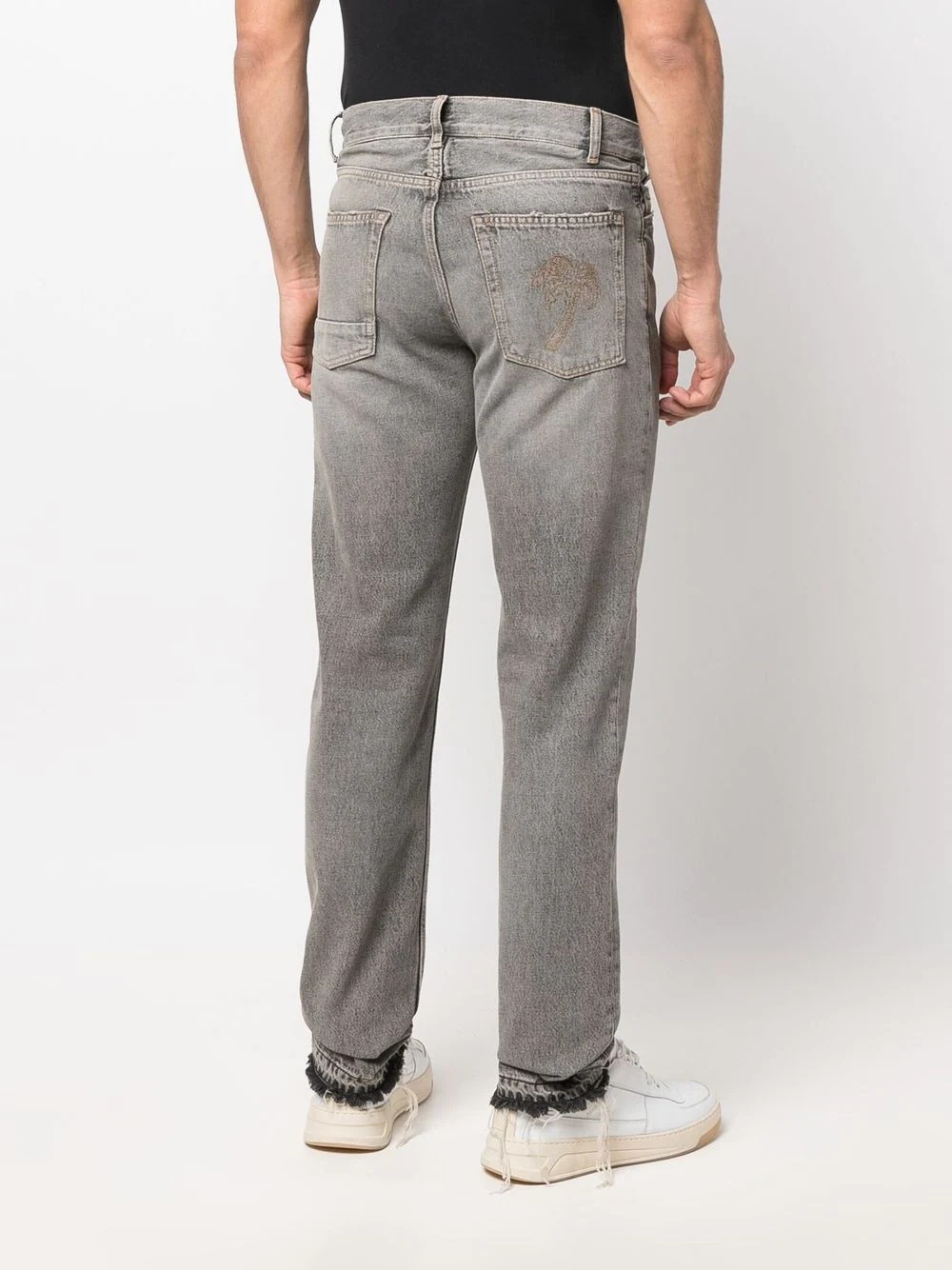 mid-rise slim-fit trousers - 3