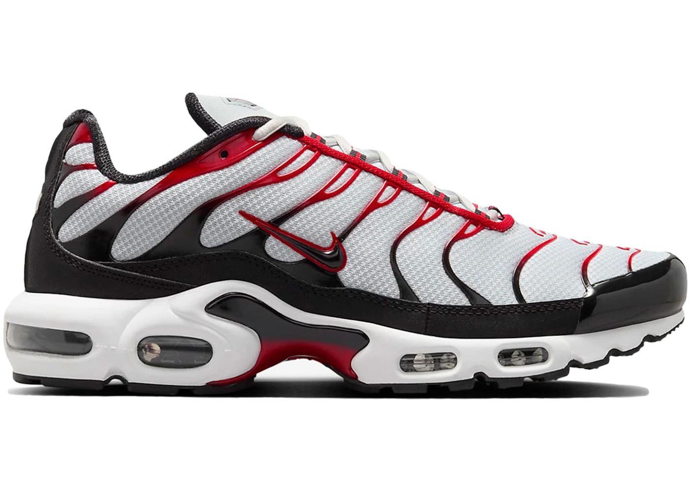 Nike Air Max Plus Pure Platinum Black University Red - 1