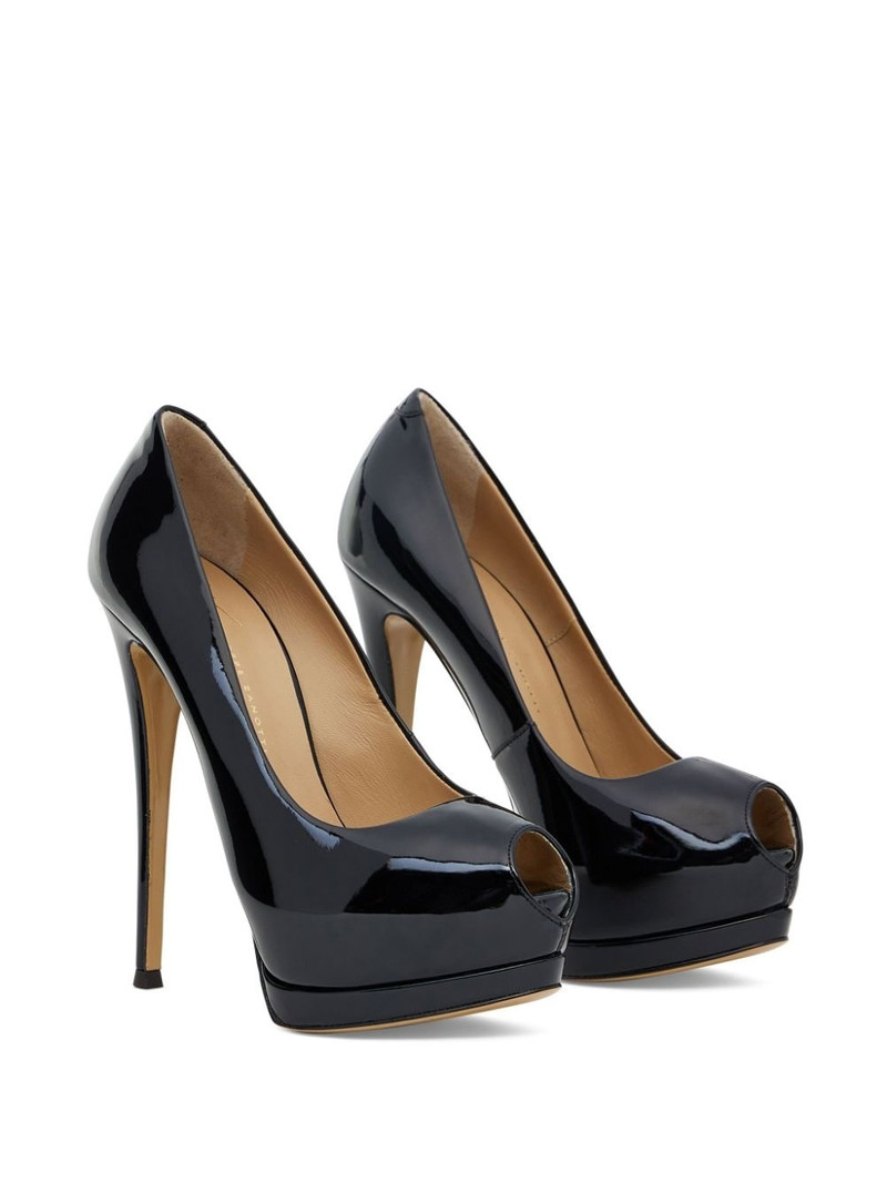 Giuseppe Zanotti Sharon 130mm leather pumps outlook
