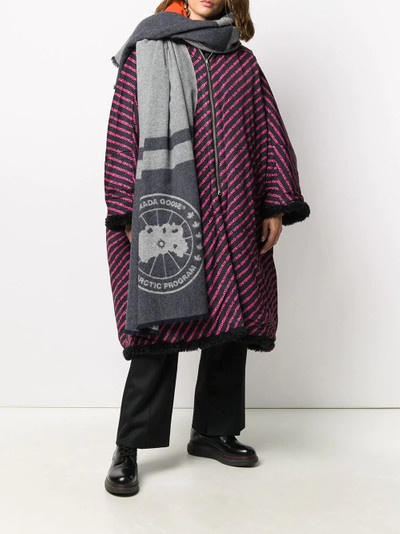 Canada Goose fringed wool scarf outlook